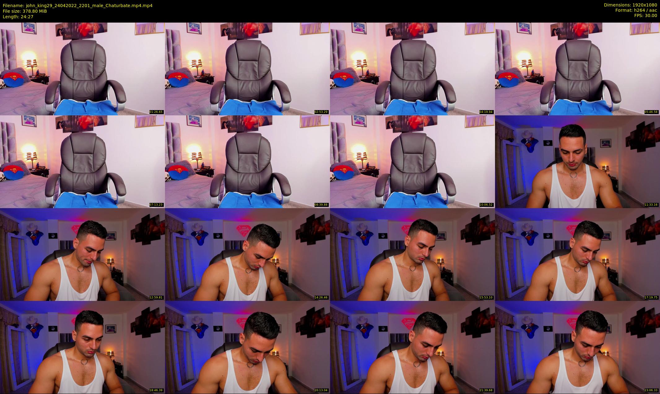 john_king29 — 25 minute Chaturbate male cam show recording, 1080p, Apr 24, 2022