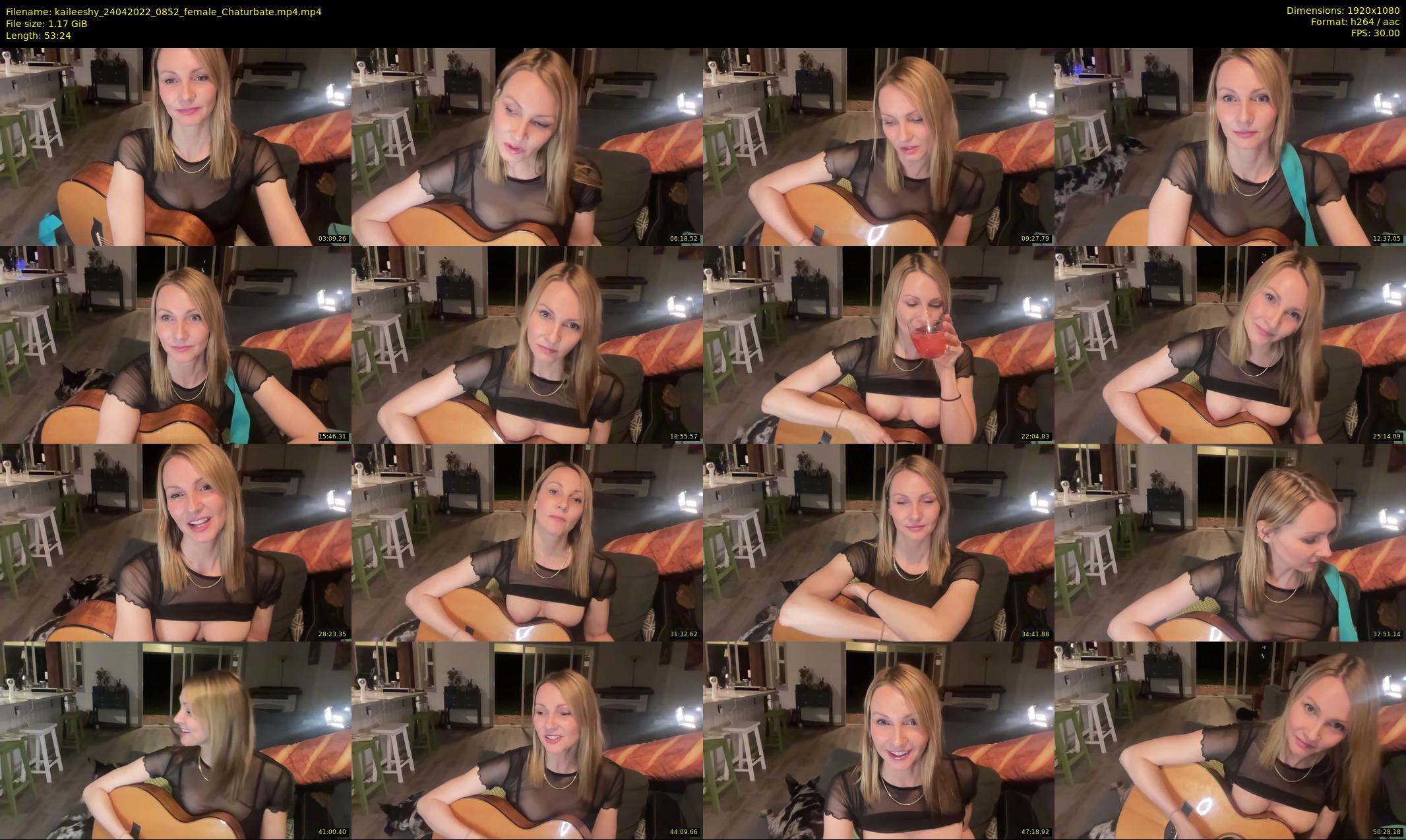 kaileeshy — 54 minute Chaturbate female cam show recording, 1080p, Apr 24, 2022