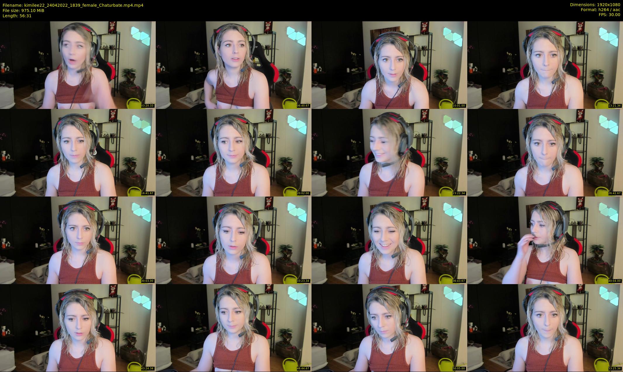kimilee22 — 57 minute Chaturbate female cam show recording, 1080p, Apr 24, 2022