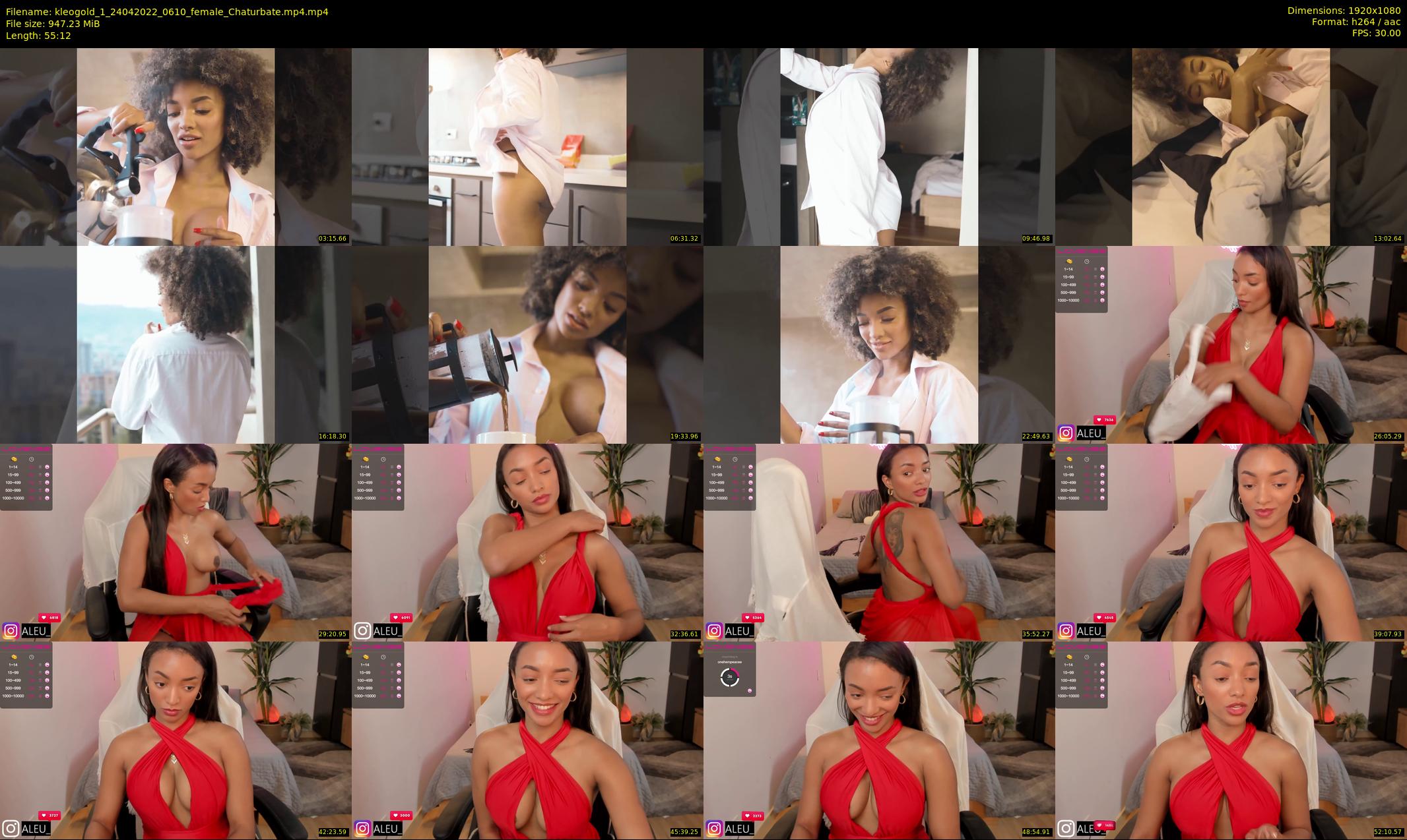 kleogold_1 — 56 minute Chaturbate female cam show recording, 1080p, Apr 24, 2022