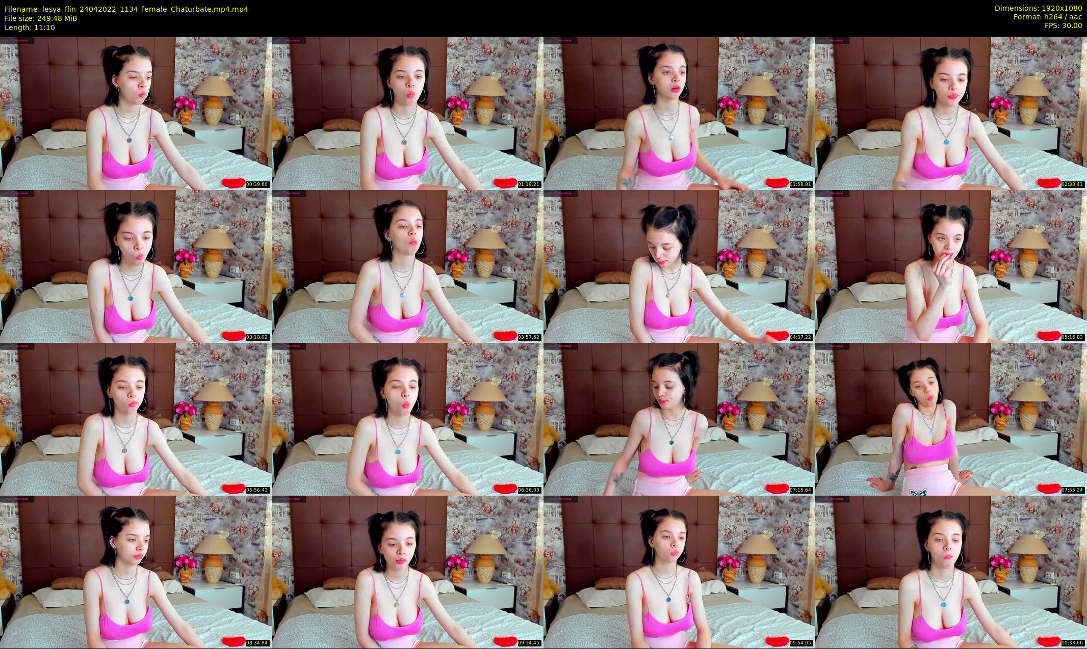 lesya_flin — 12 minute Chaturbate female cam show recording, 1080p, Apr 24, 2022