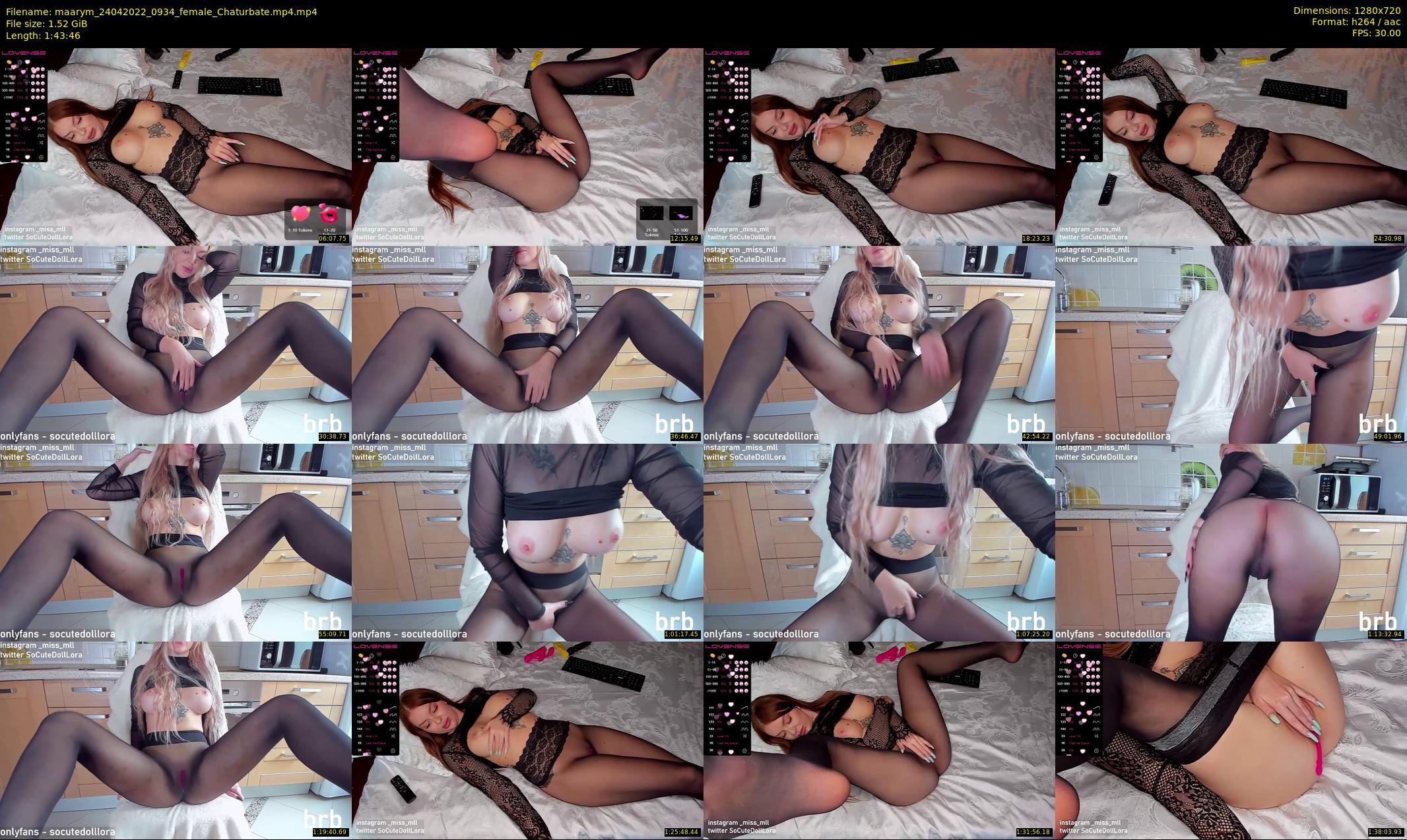 maarym — 104 minute Chaturbate couple cam show recording, 720p, Apr 24, 2022