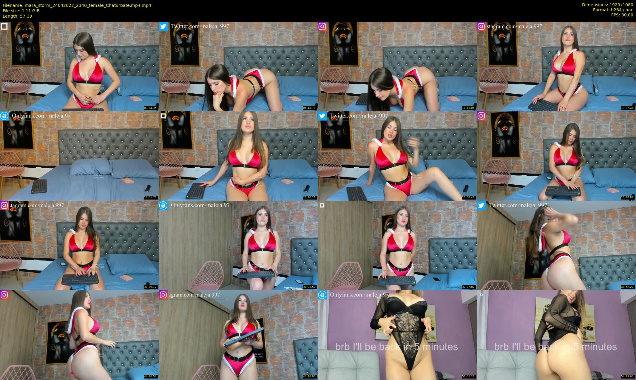 mara_storm — 58 minute Chaturbate female cam show recording, 1080p, Apr 24, 2022