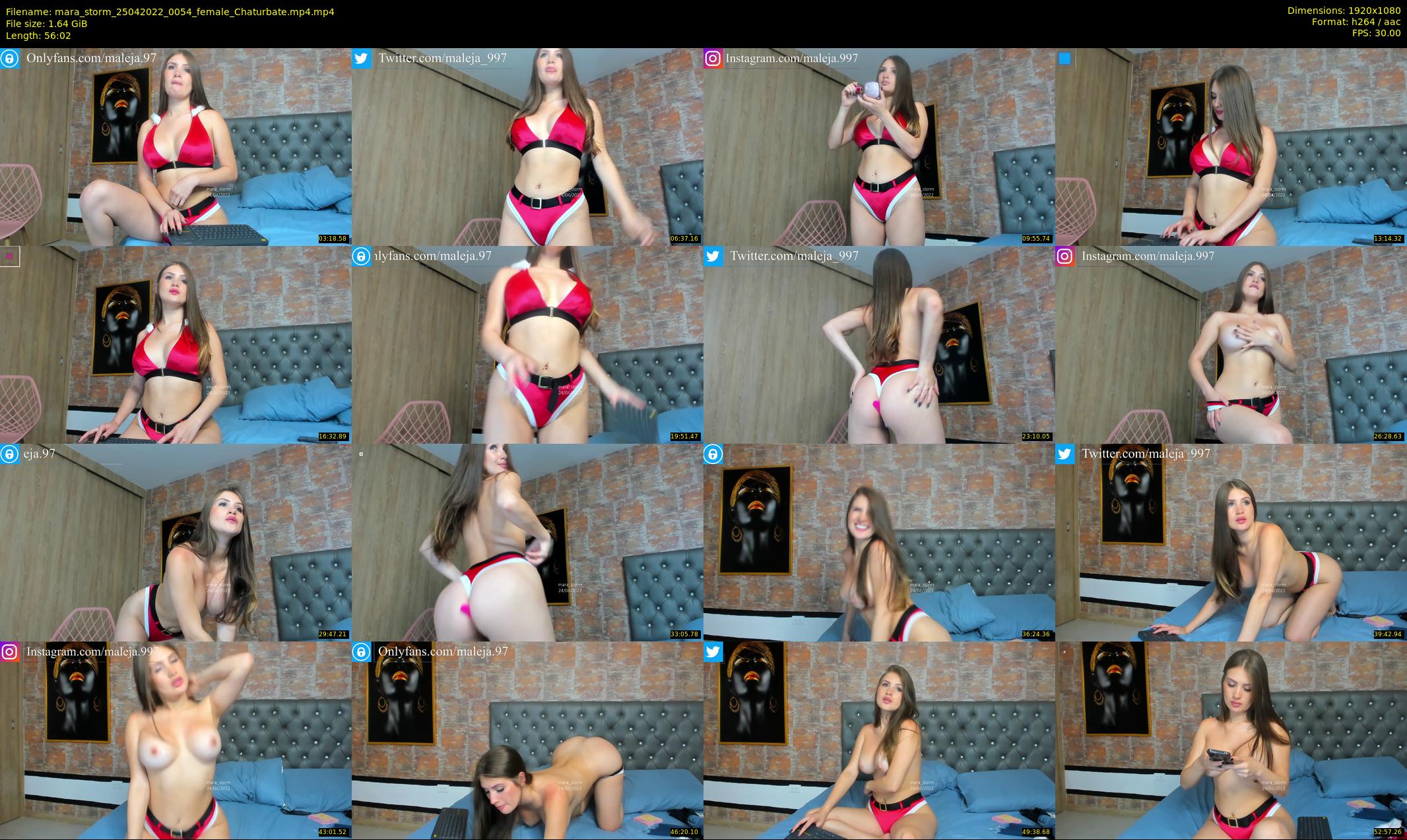 mara_storm — 57 minute Chaturbate female cam show recording, 1080p, Apr 25, 2022