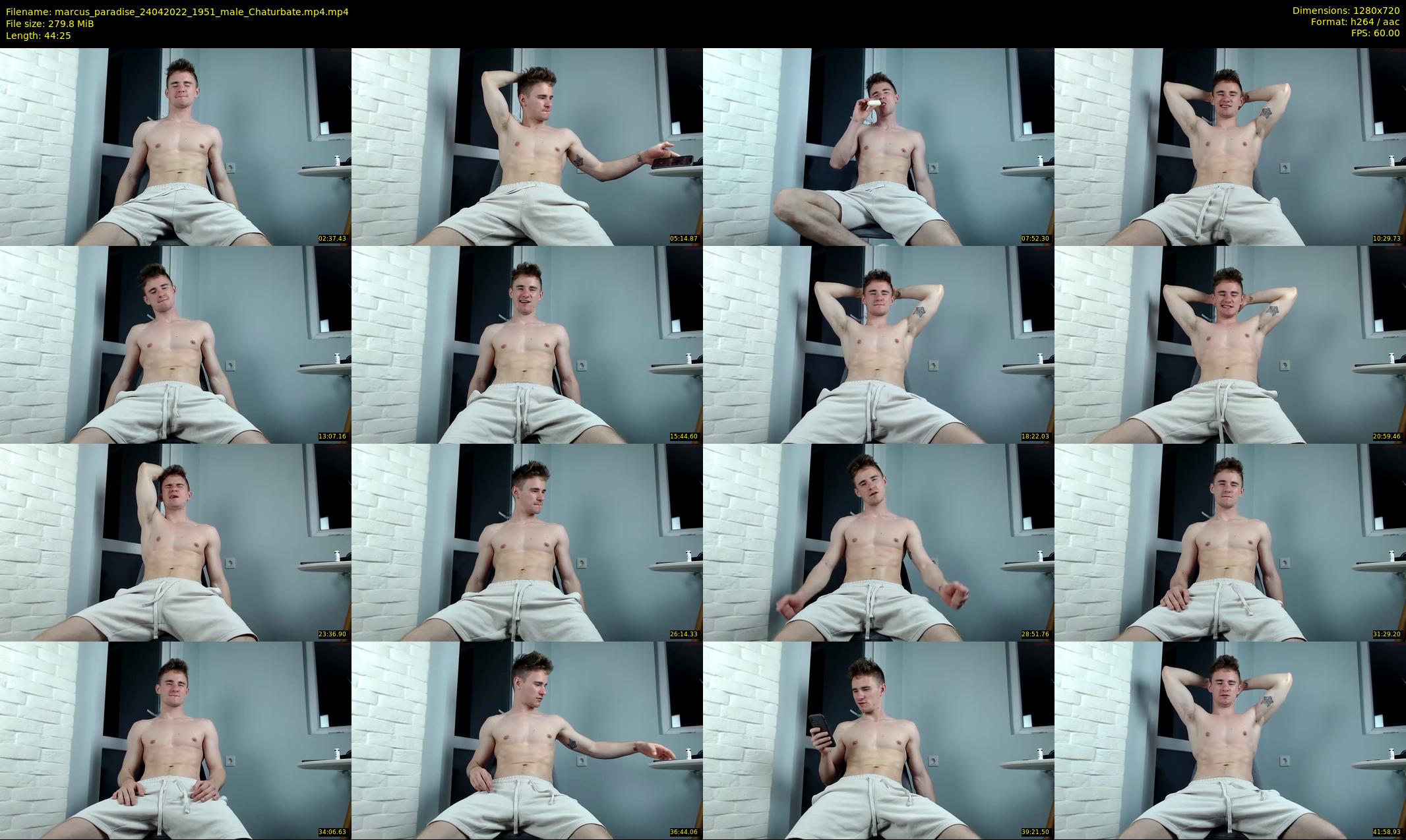 marcus_paradise — 45 minute Chaturbate male cam show recording, 720p, Apr 24, 2022