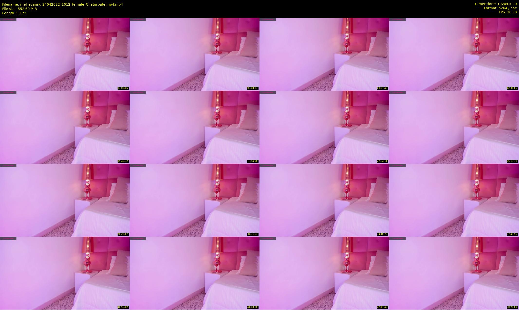 mel_evansx — 54 minute Chaturbate female cam show recording, 1080p, Apr 24, 2022