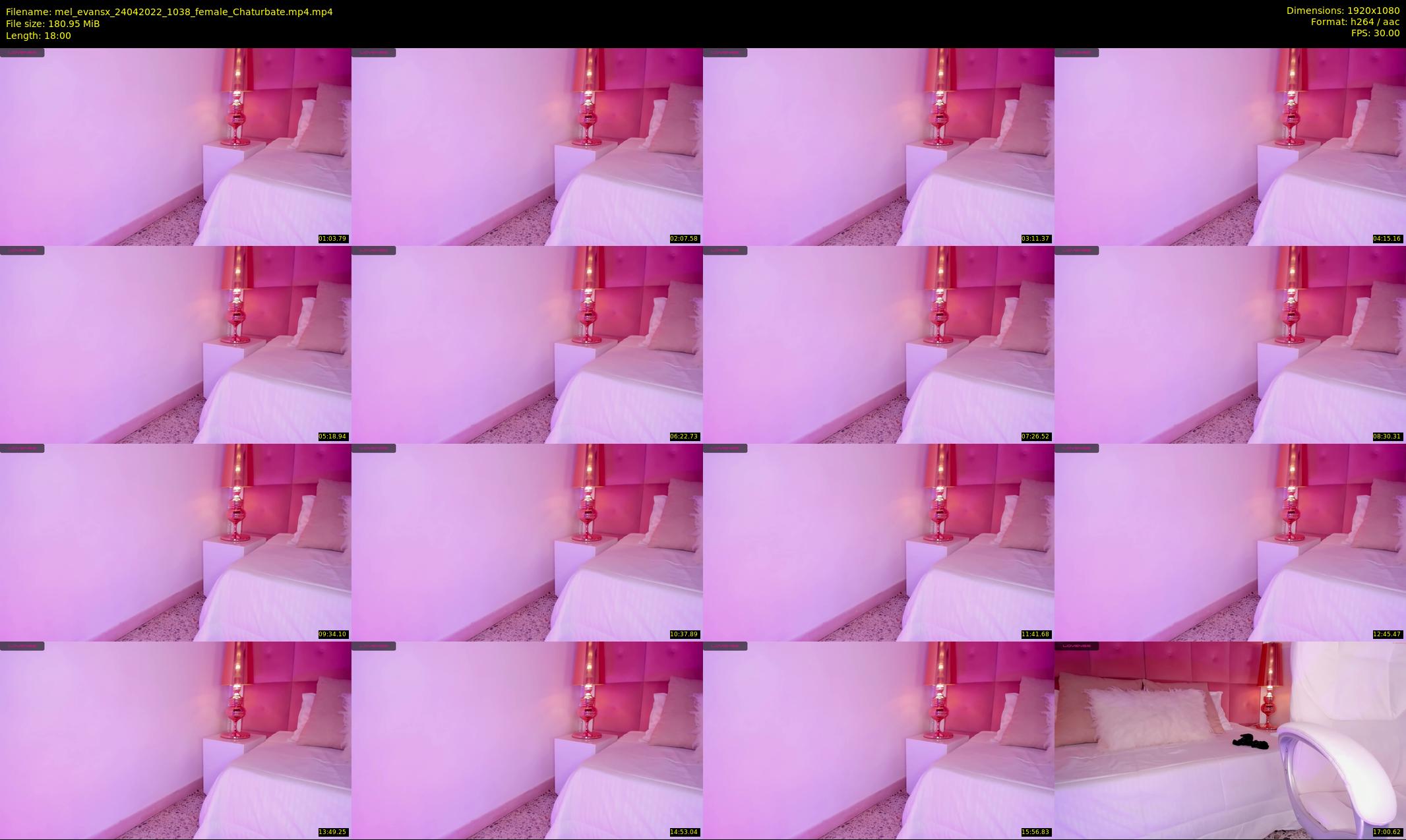 mel_evansx — 18 minute Chaturbate female cam show recording, 1080p, Apr 24, 2022