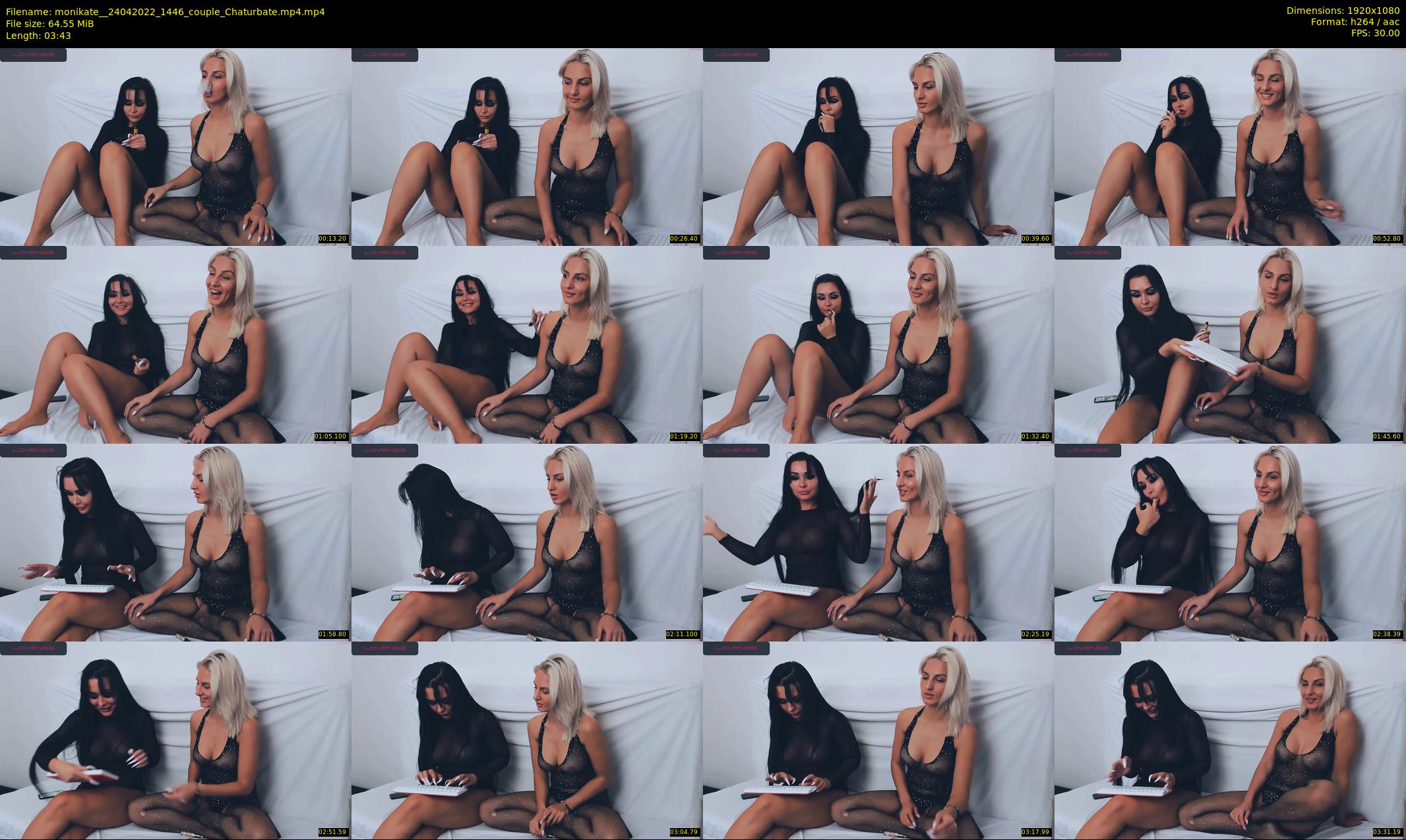 monikate_ — 4 minute Chaturbate couple cam show recording, 1080p, Apr 24, 2022
