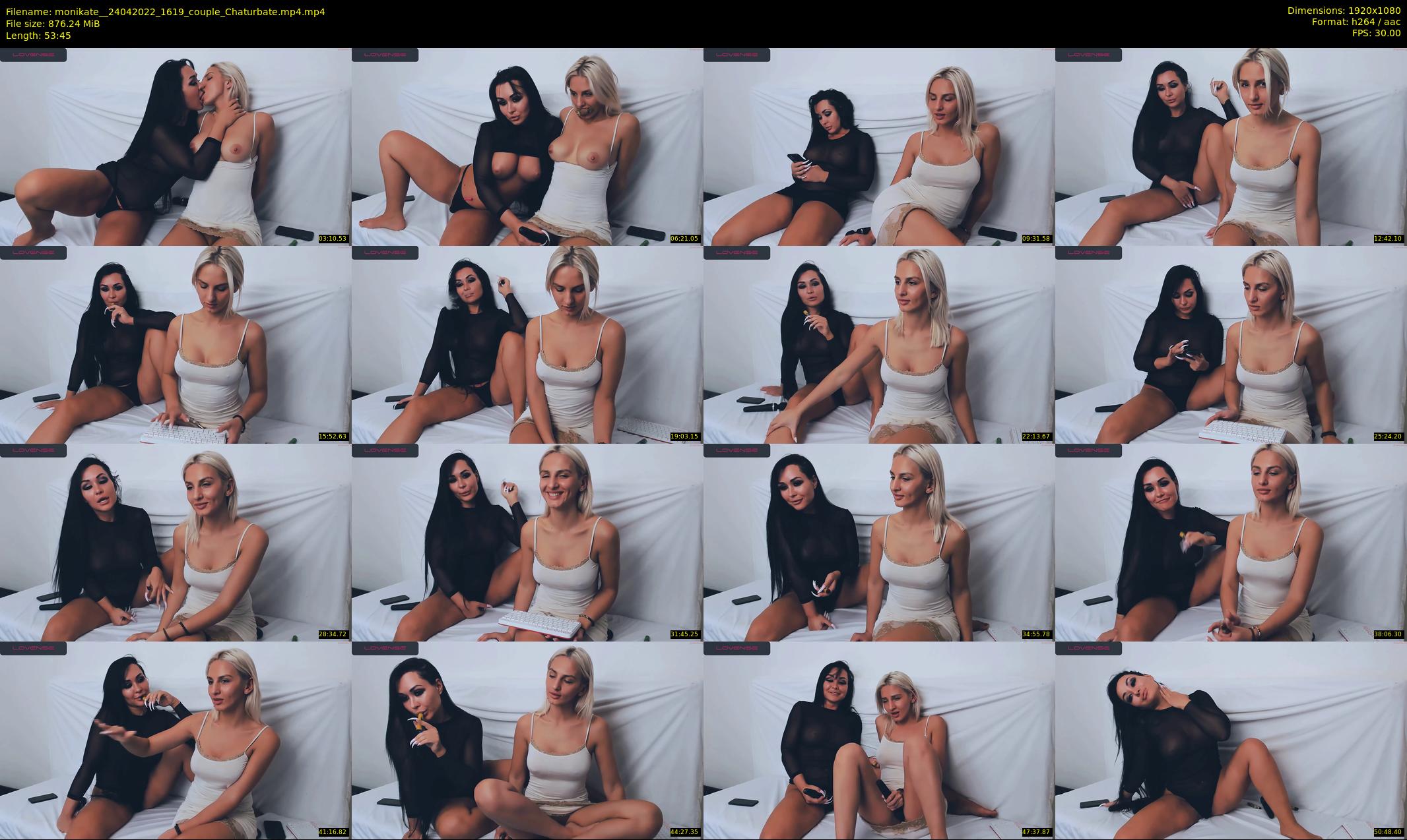 monikate_ — 54 minute Chaturbate couple cam show recording, 1080p, Apr 24, 2022