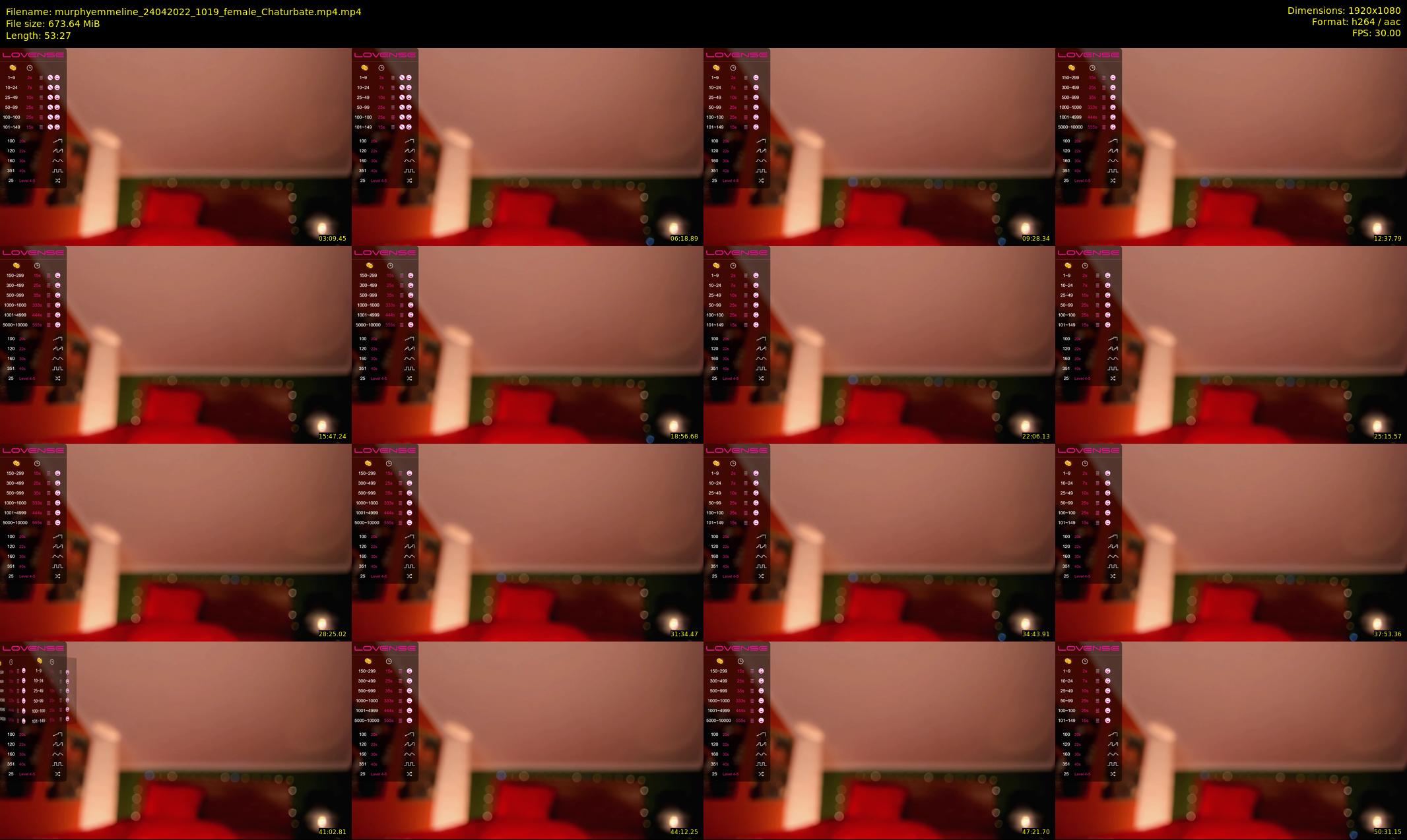 murphyemmeline — 54 minute Chaturbate female cam show recording, 1080p, Apr 24, 2022