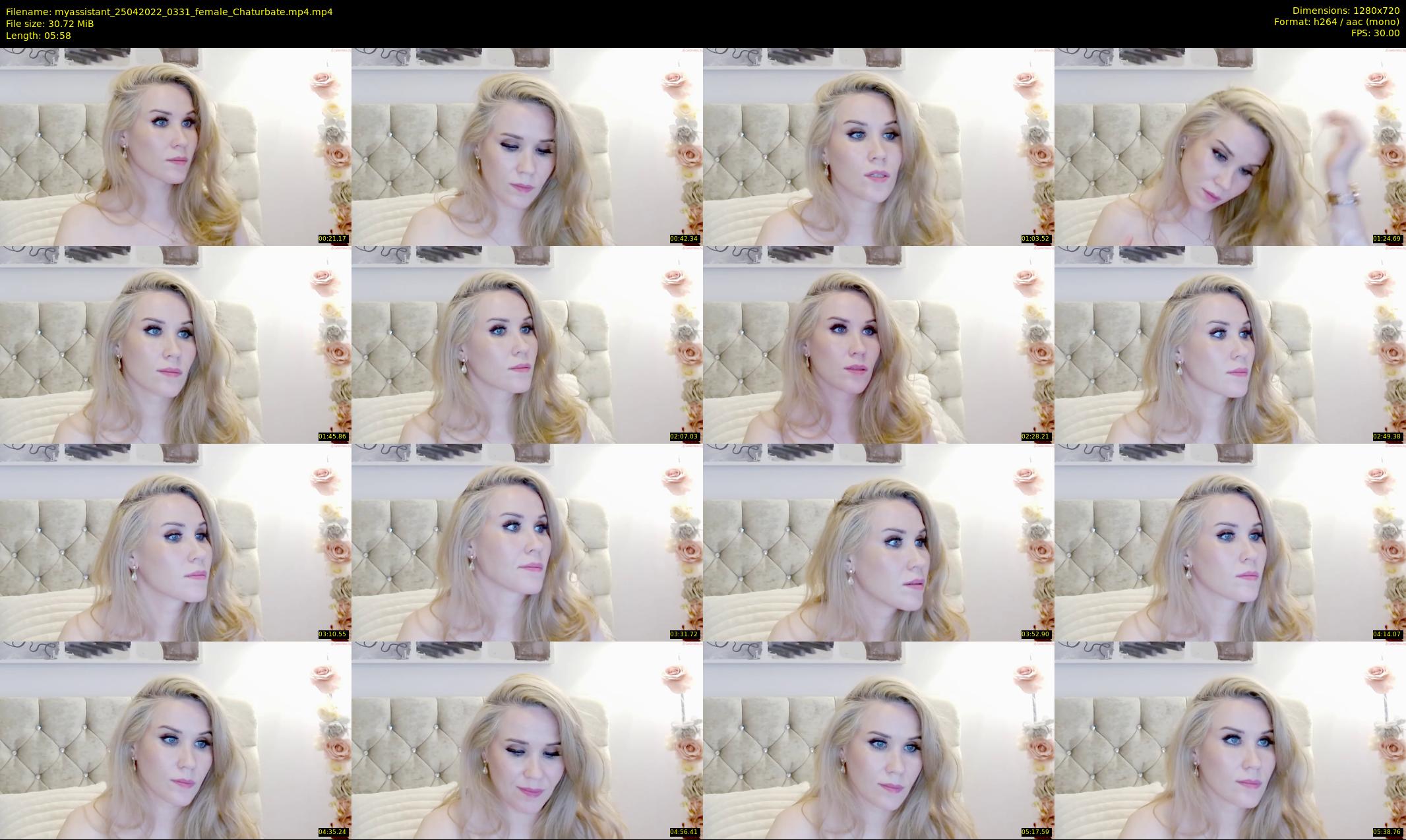 myassistant — 6 minute Chaturbate female cam show recording, 720p, Apr 25, 2022
