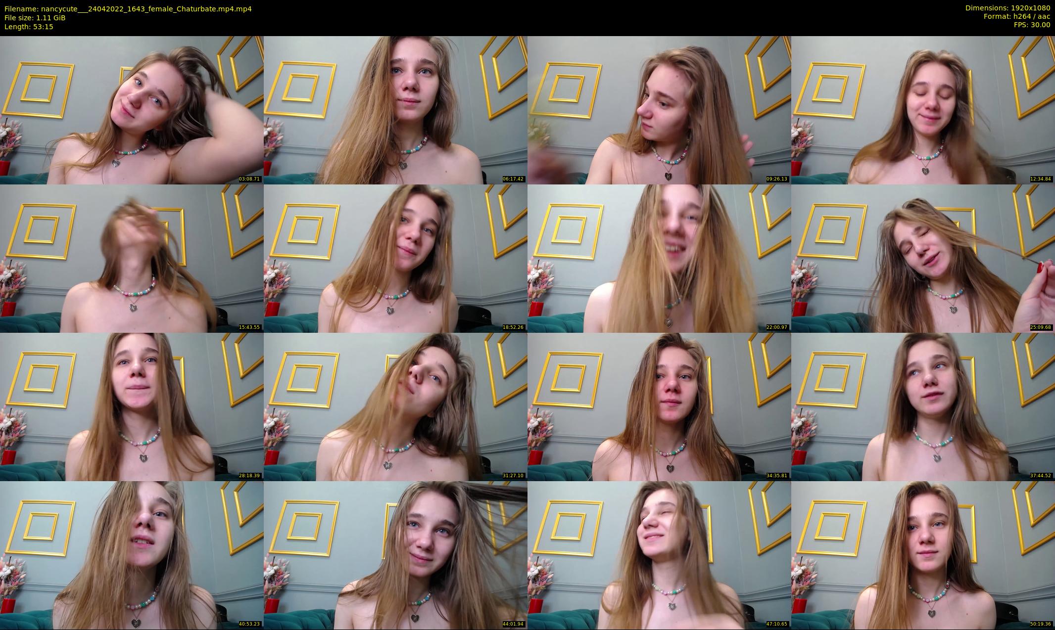 nancycute__ — 54 minute Chaturbate female cam show recording, 1080p, Apr 24, 2022