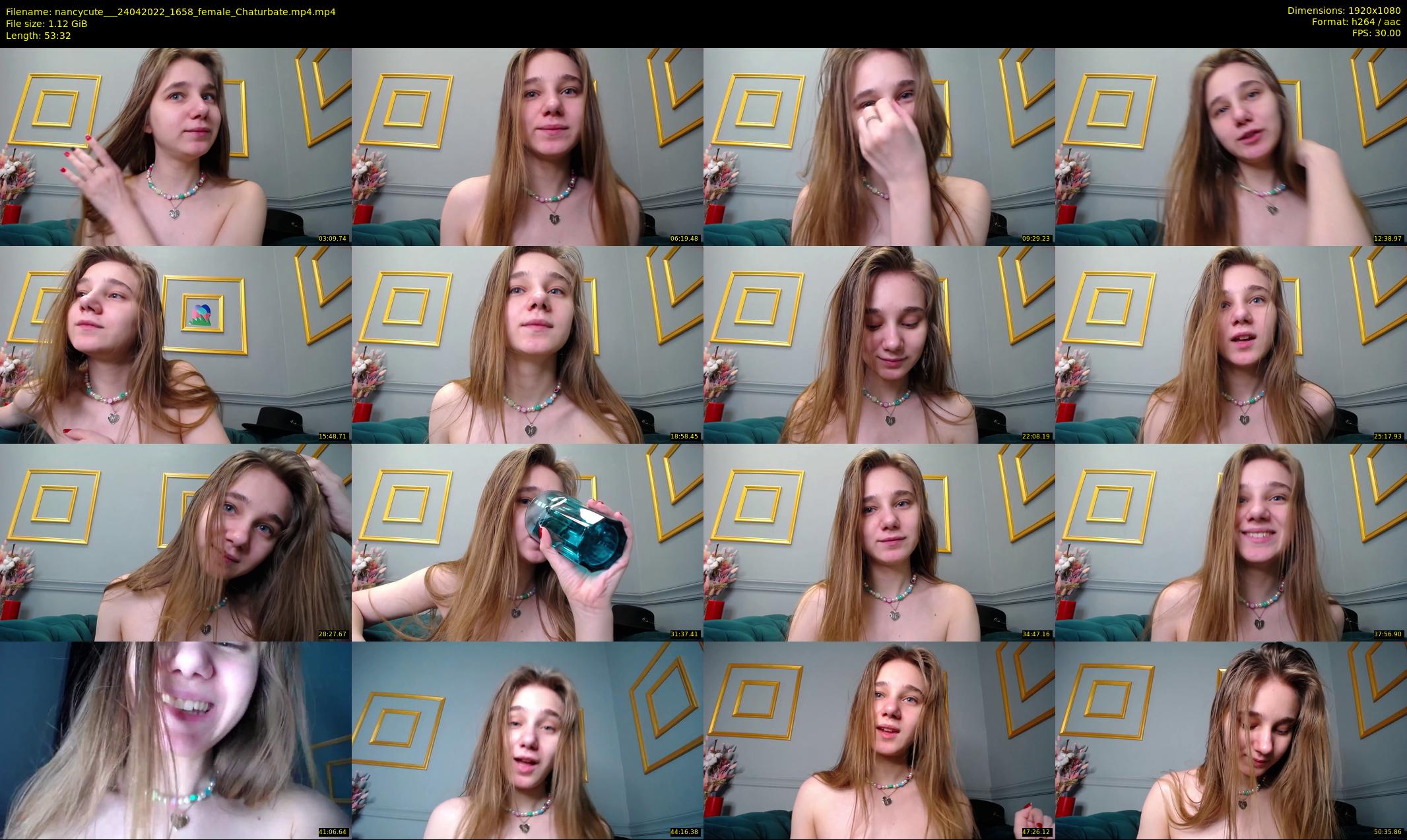 nancycute__ — 54 minute Chaturbate female cam show recording, 1080p, Apr 24, 2022