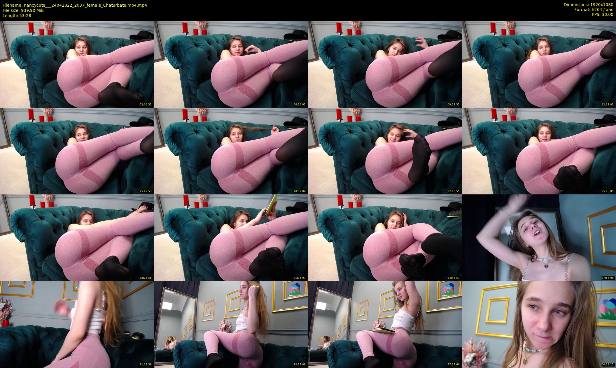 nancycute__ — 54 minute Chaturbate female cam show recording, 1080p, Apr 24, 2022
