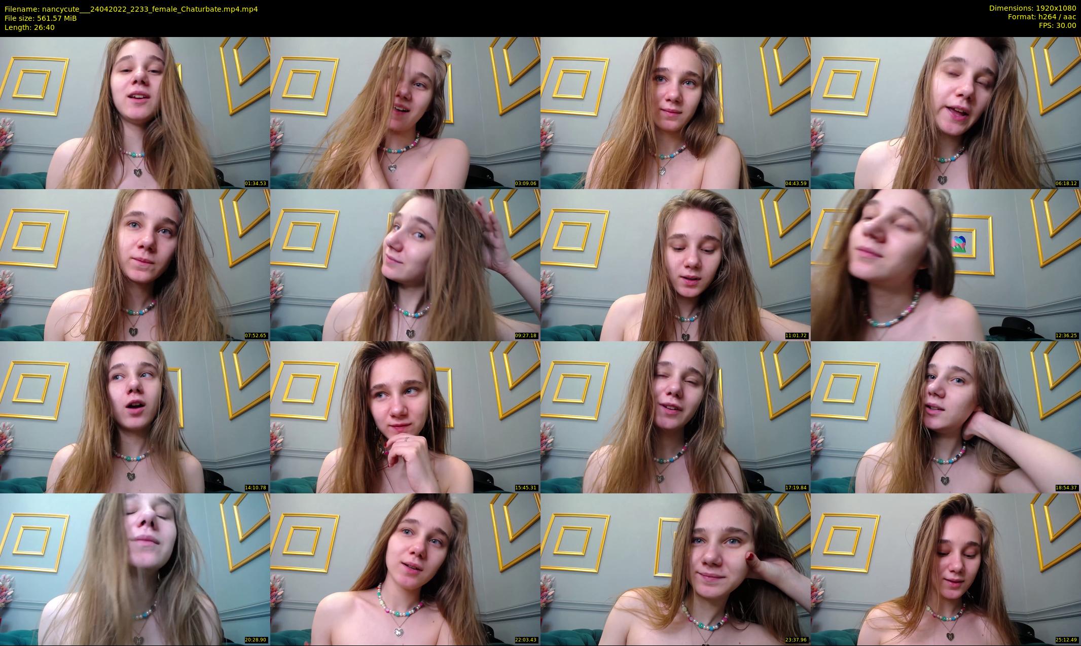 nancycute__ — 27 minute Chaturbate female cam show recording, 1080p, Apr 24, 2022