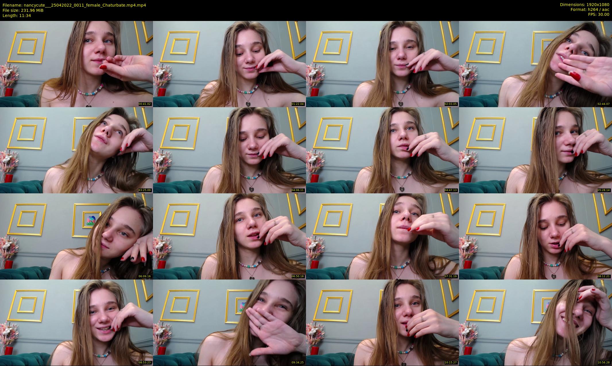 nancycute__ — 12 minute Chaturbate female cam show recording, 1080p, Apr 25, 2022