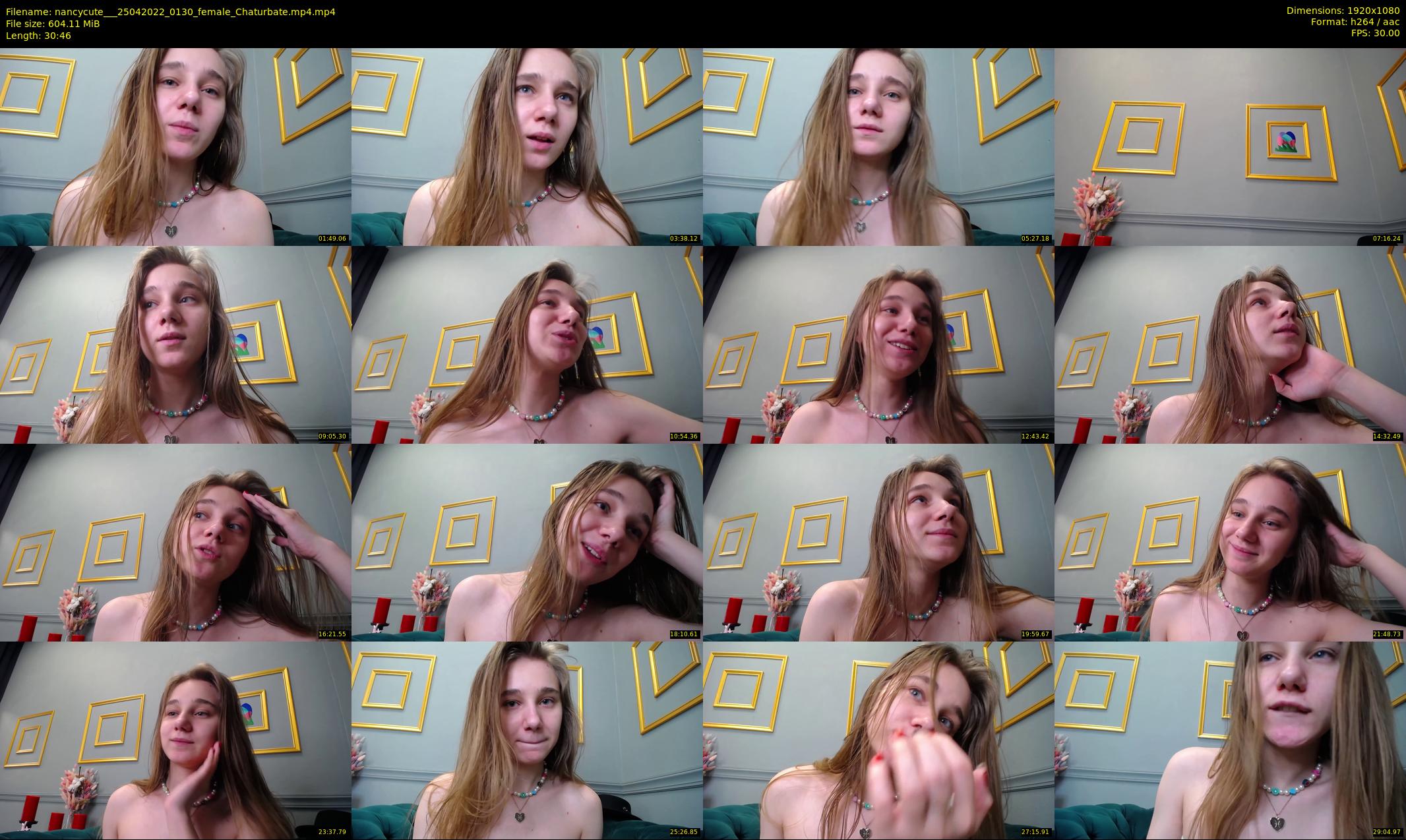 nancycute__ — 31 minute Chaturbate female cam show recording, 1080p, Apr 25, 2022