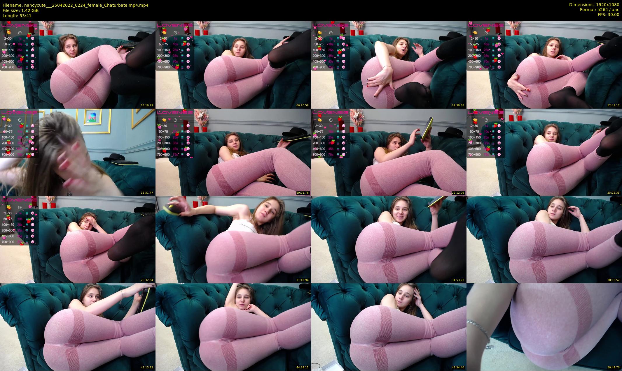 nancycute__ — 54 minute Chaturbate female cam show recording, 1080p, Apr 25, 2022