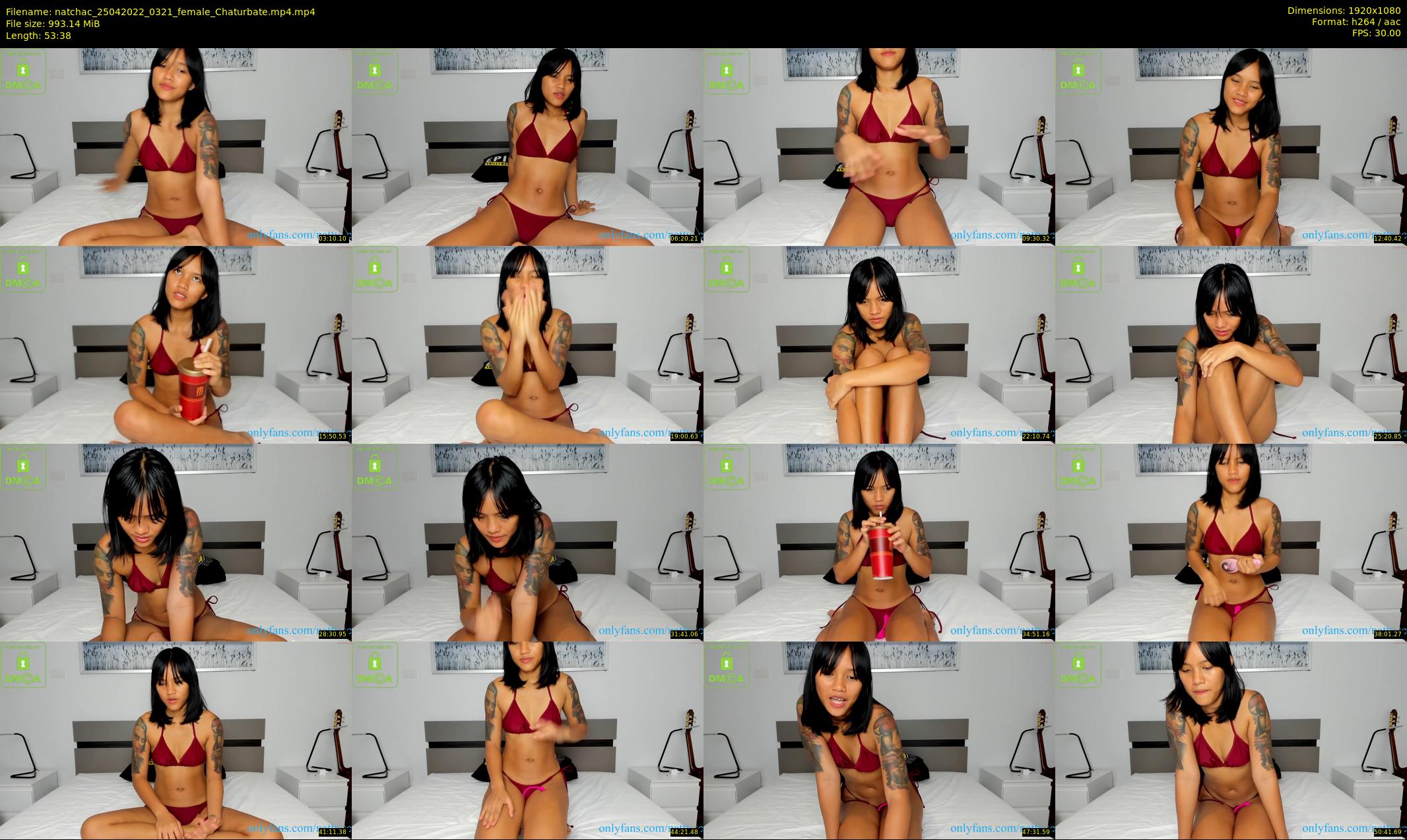natchac — 54 minute Chaturbate female cam show recording, 1080p, Apr 25, 2022