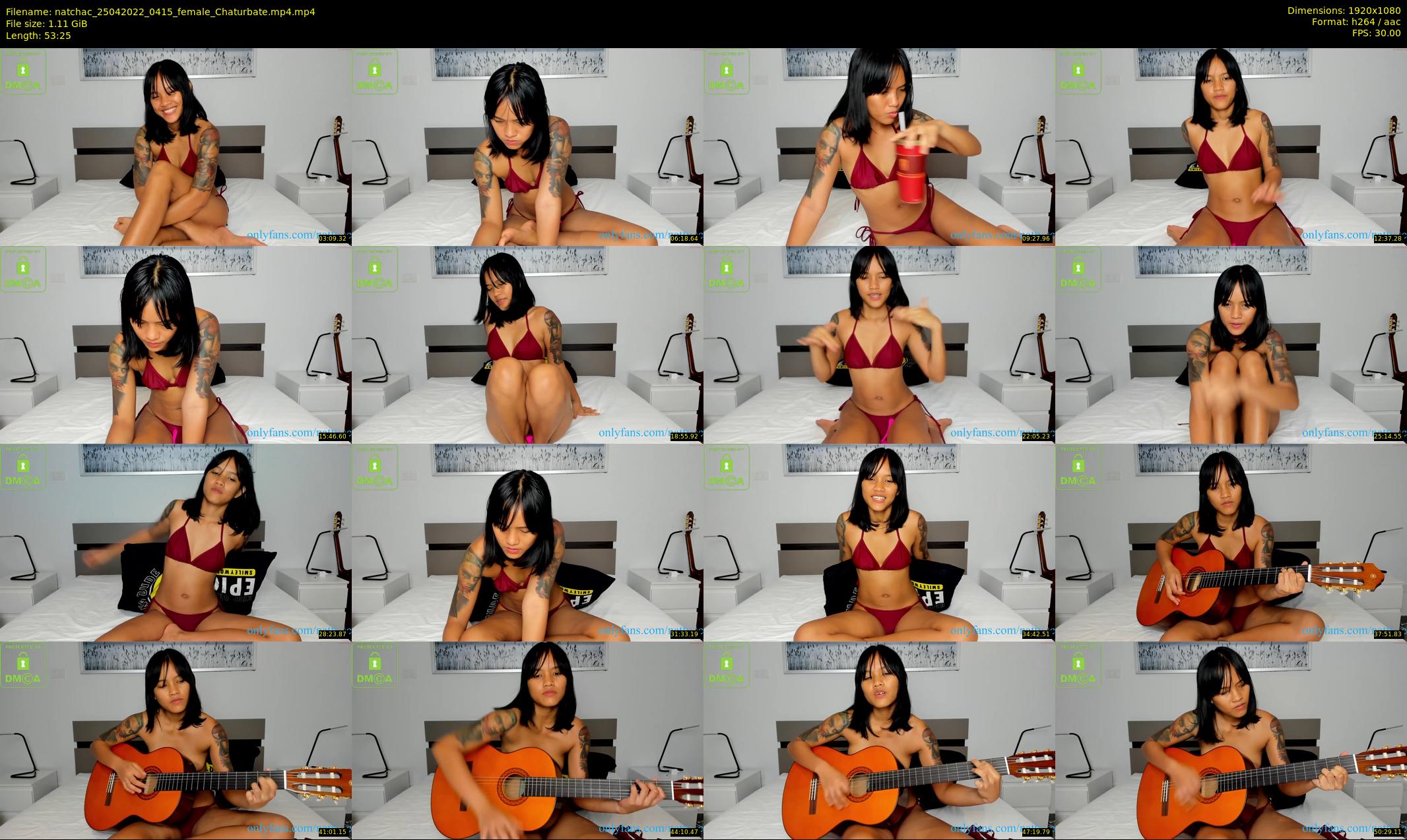 natchac — 54 minute Chaturbate female cam show recording, 1080p, Apr 25, 2022