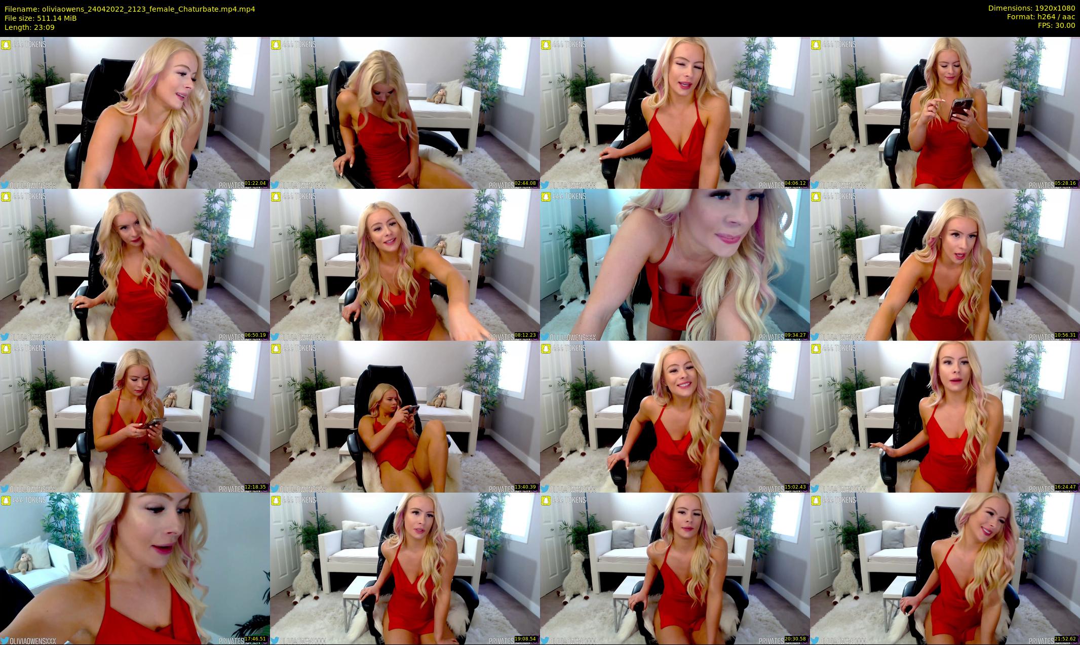 oliviaowens — 24 minute Chaturbate female cam show recording, 1080p, Apr 24, 2022