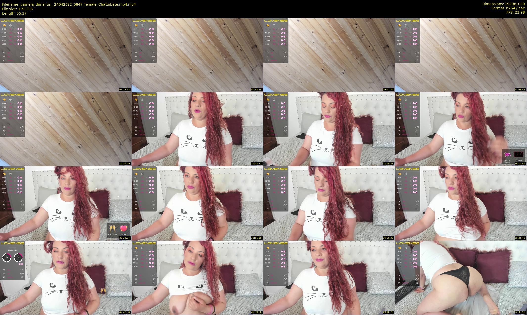 pamela_dimantis_ — 56 minute Chaturbate female cam show recording, 1080p, Apr 24, 2022