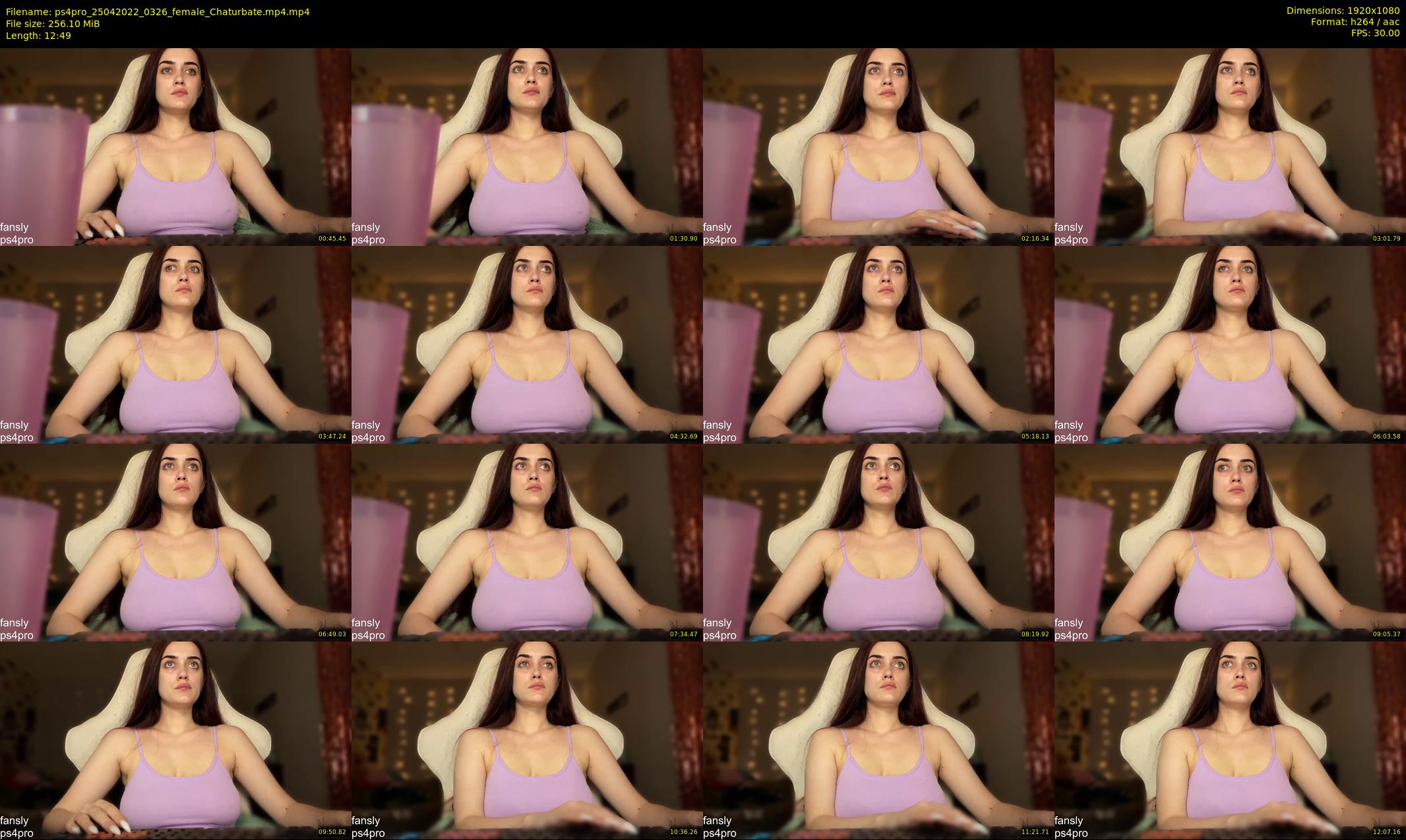 ps4pro — 13 minute Chaturbate female cam show recording, 1080p, Apr 25, 2022