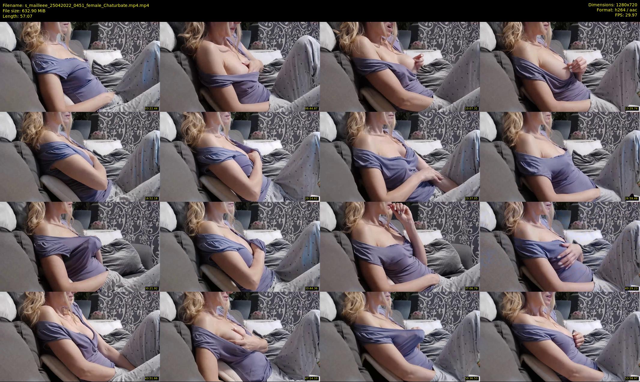 s_mailleee — 58 minute Chaturbate female cam show recording, 720p, Apr 25, 2022