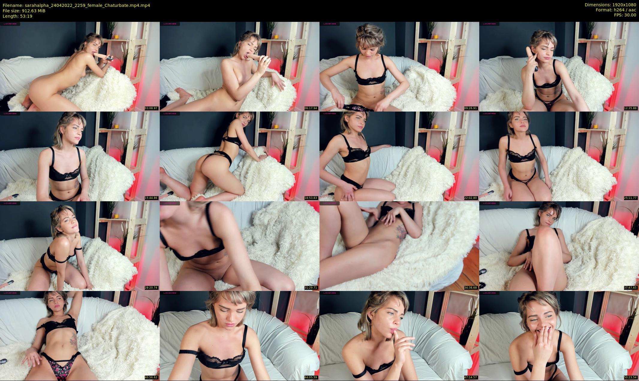 sarahalpha — 54 minute Chaturbate couple cam show recording, 1080p, Apr 24, 2022