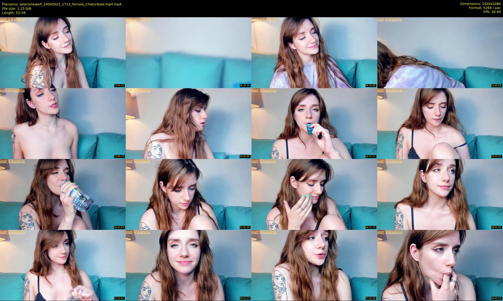 selenanewolf — 54 minute Chaturbate couple cam show recording, 1080p, Apr 24, 2022