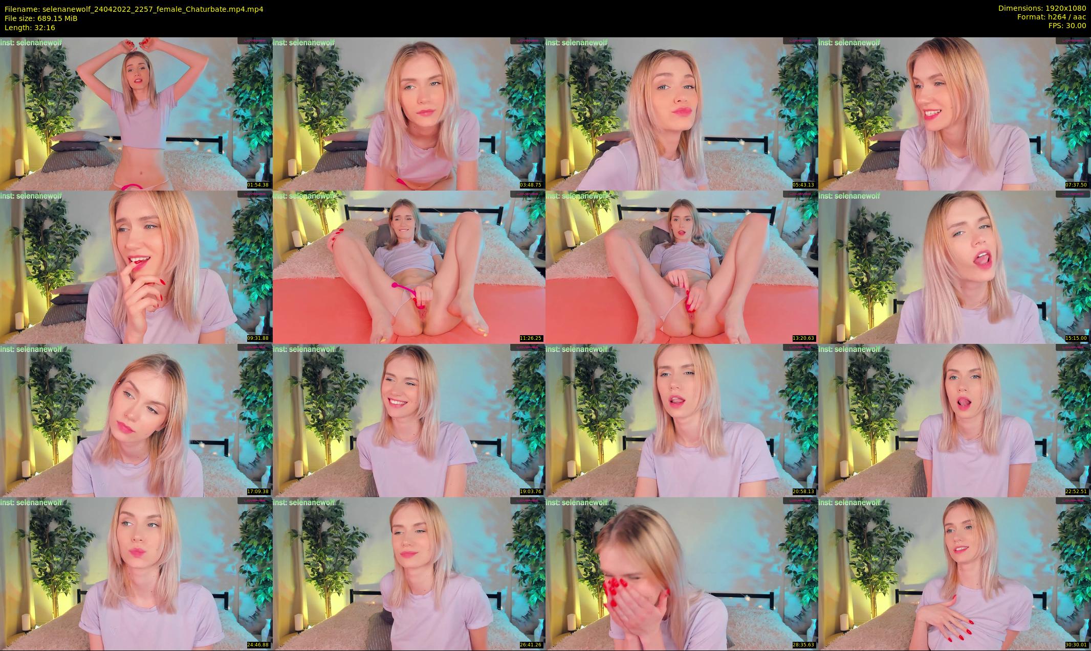 selenanewolf — 33 minute Chaturbate couple cam show recording, 1080p, Apr 24, 2022