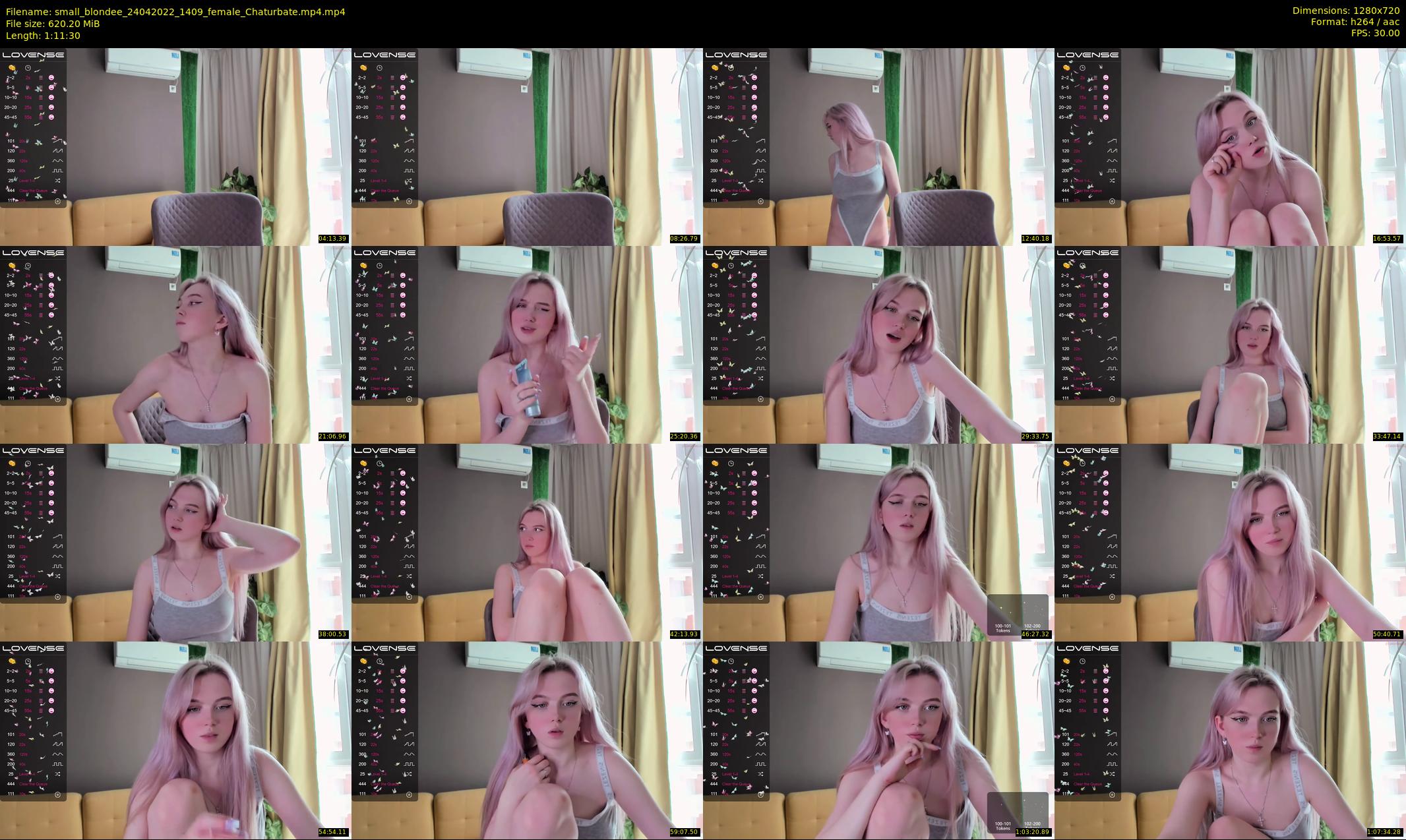 small_blondee — 72 minute Chaturbate female cam show recording, 720p, Apr 24, 2022