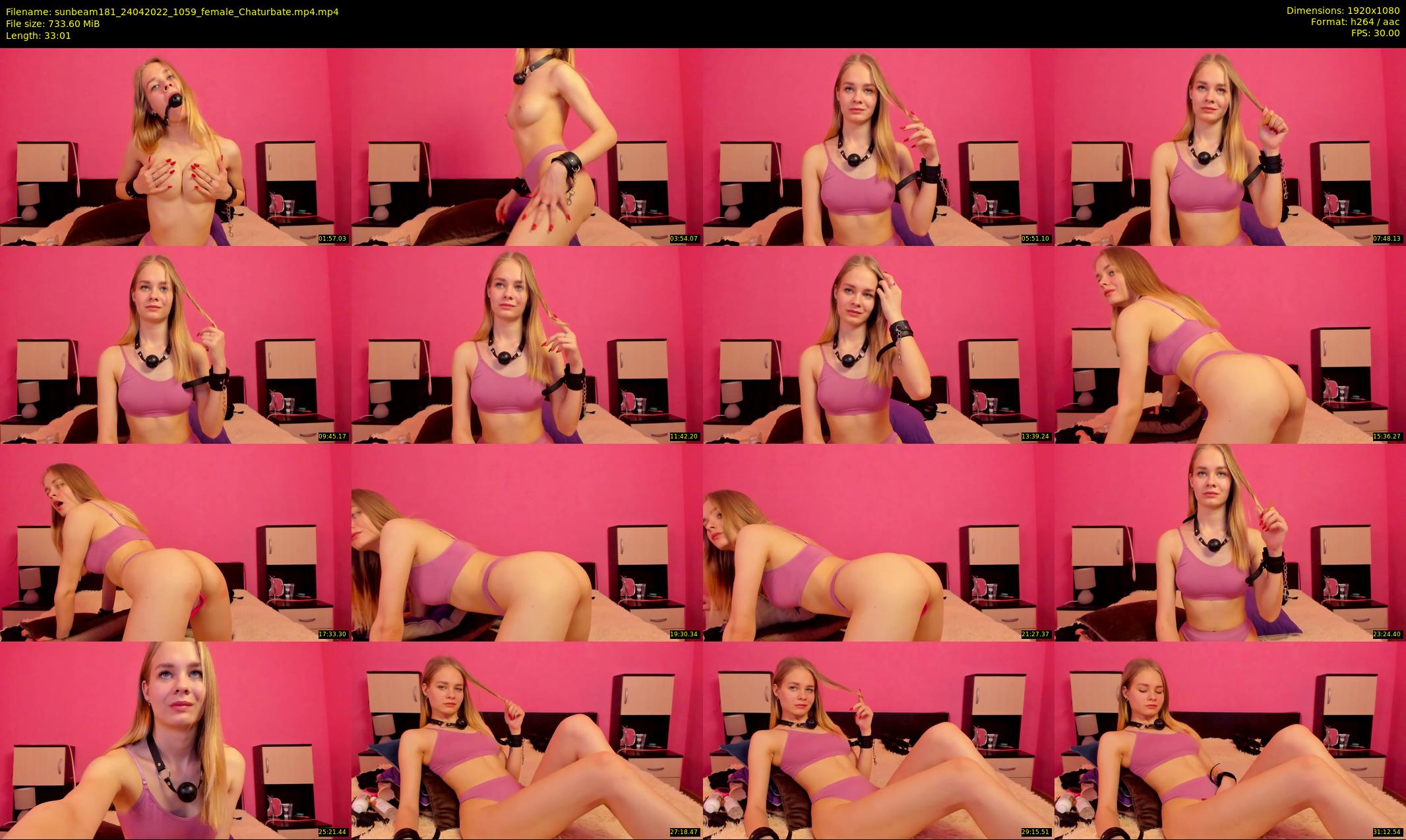 sunbeam181 — 34 minute Chaturbate female cam show recording, 1080p, Apr 24, 2022