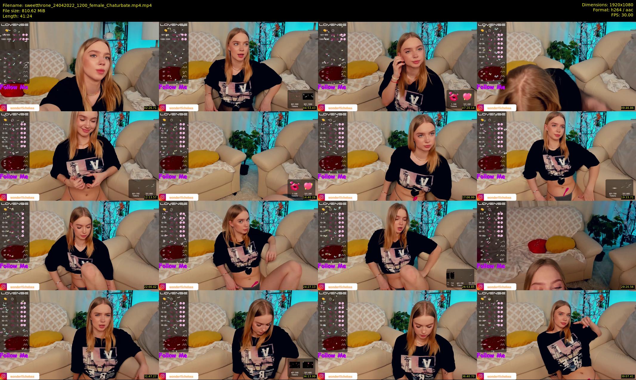 sweetthrone — 42 minute Chaturbate couple cam show recording, 1080p, Apr 24, 2022