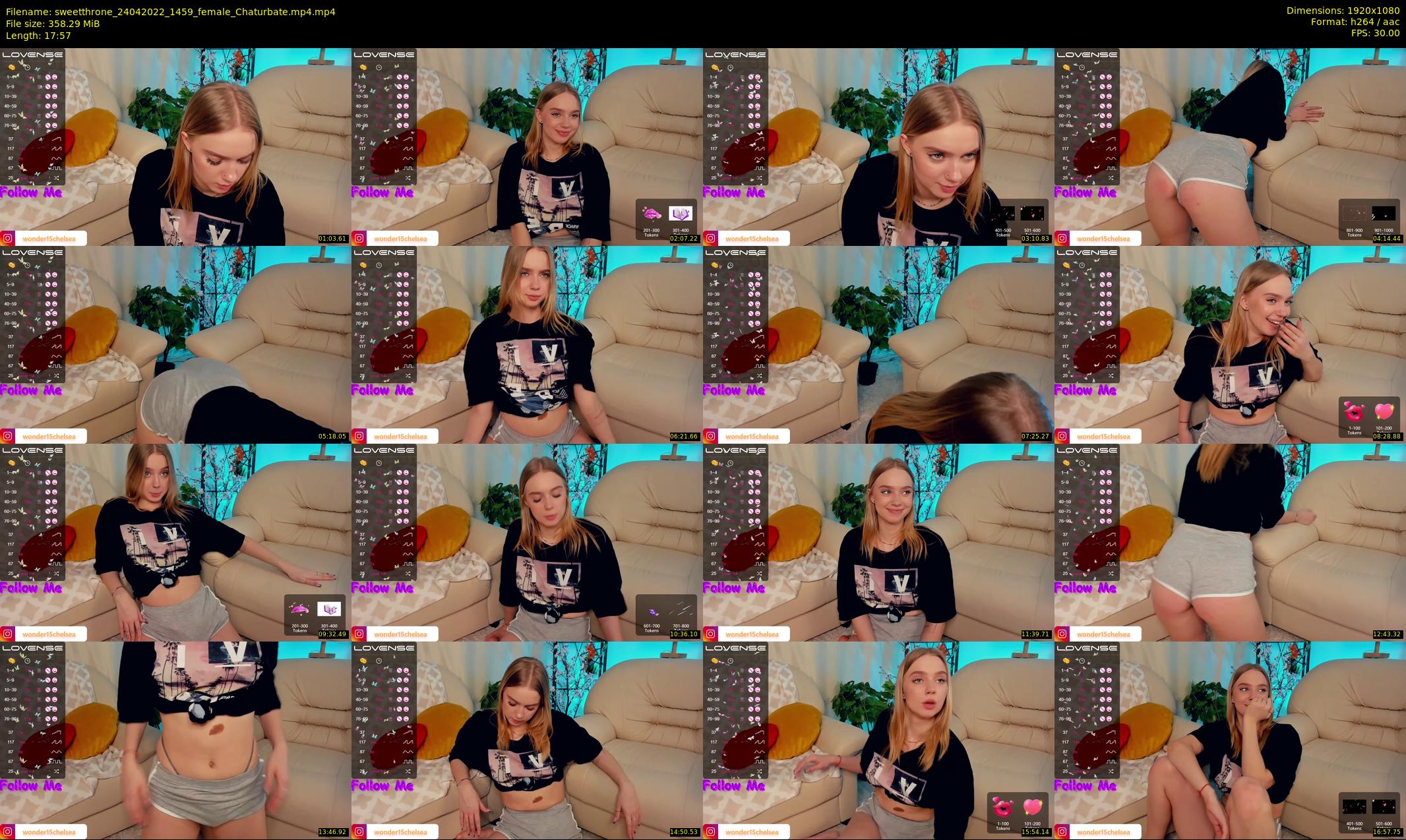 sweetthrone — 18 minute Chaturbate couple cam show recording, 1080p, Apr 24, 2022