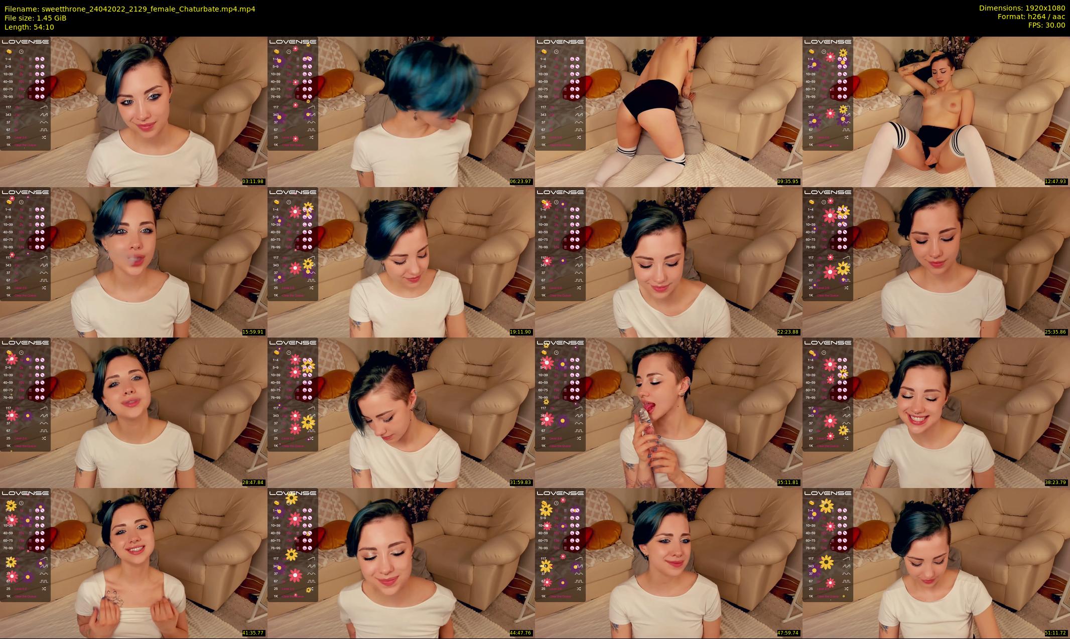 sweetthrone — 55 minute Chaturbate couple cam show recording, 1080p, Apr 24, 2022
