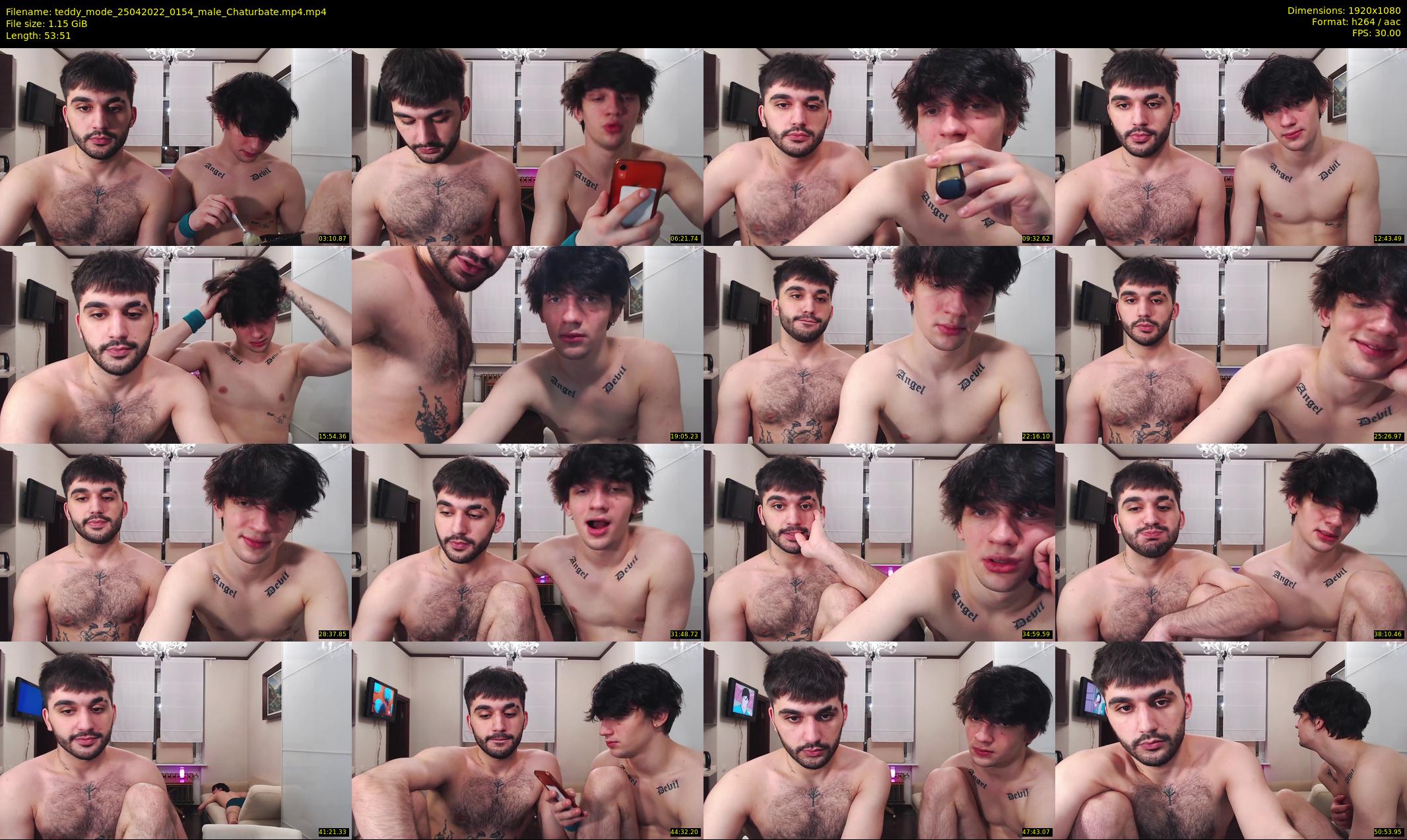 teddy_mode — 54 minute Chaturbate couple cam show recording, 1080p, Apr 25, 2022