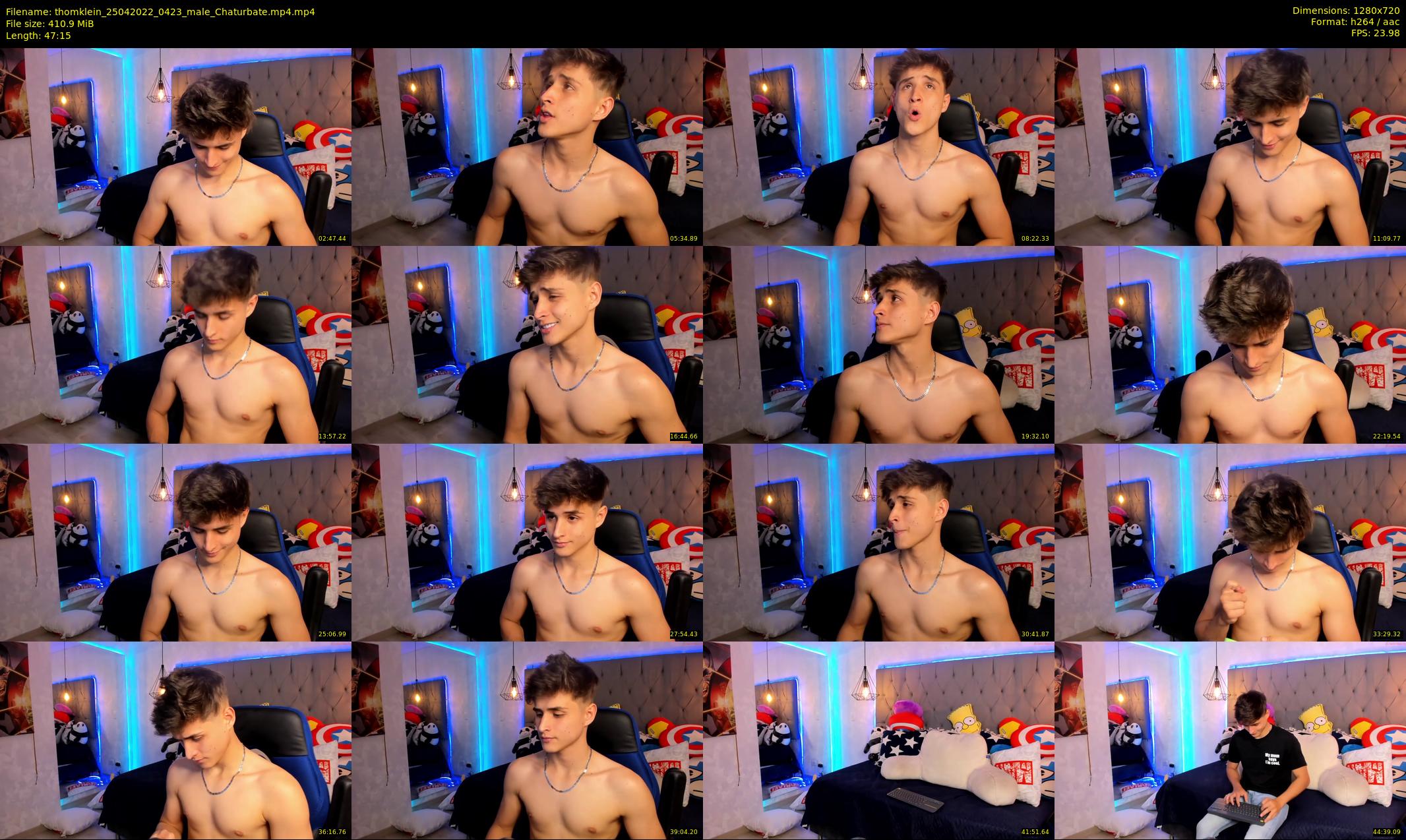thomklein — 48 minute Chaturbate male cam show recording, 720p, Apr 25, 2022