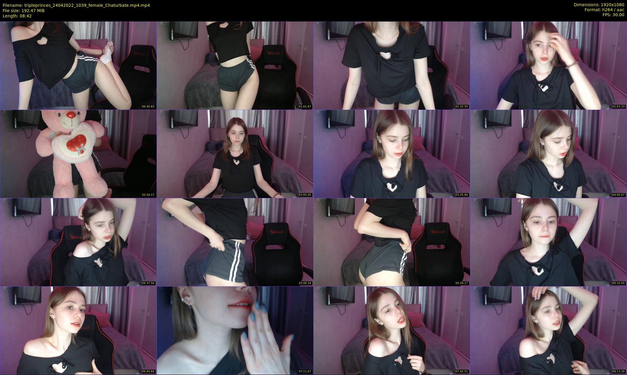tripleprinces — 9 minute Chaturbate female cam show recording, 1080p, Apr 24, 2022