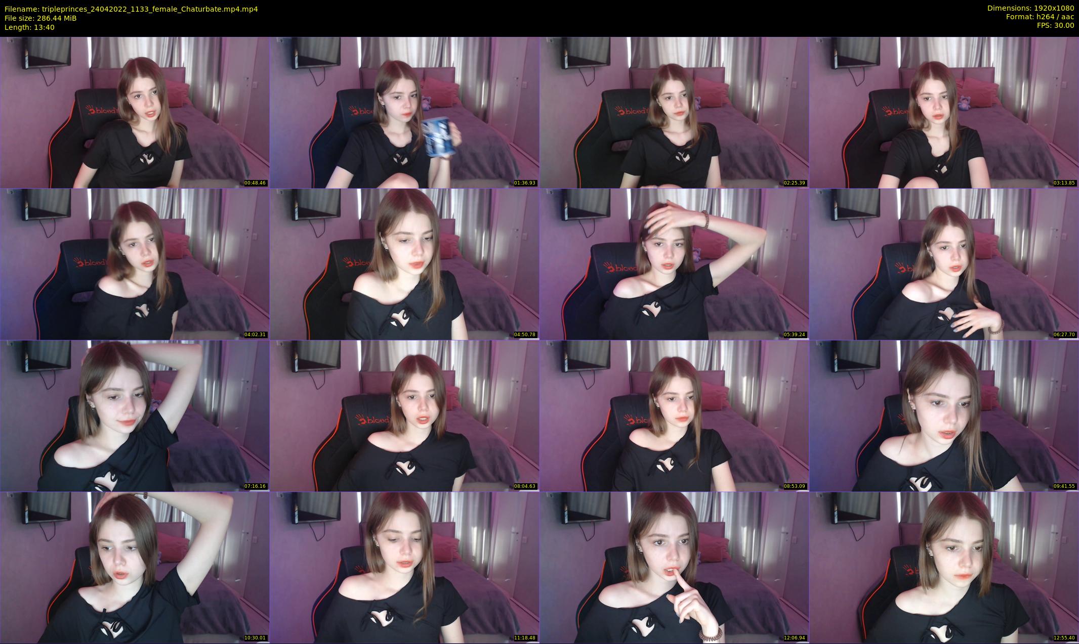 tripleprinces — 14 minute Chaturbate female cam show recording, 1080p, Apr 24, 2022