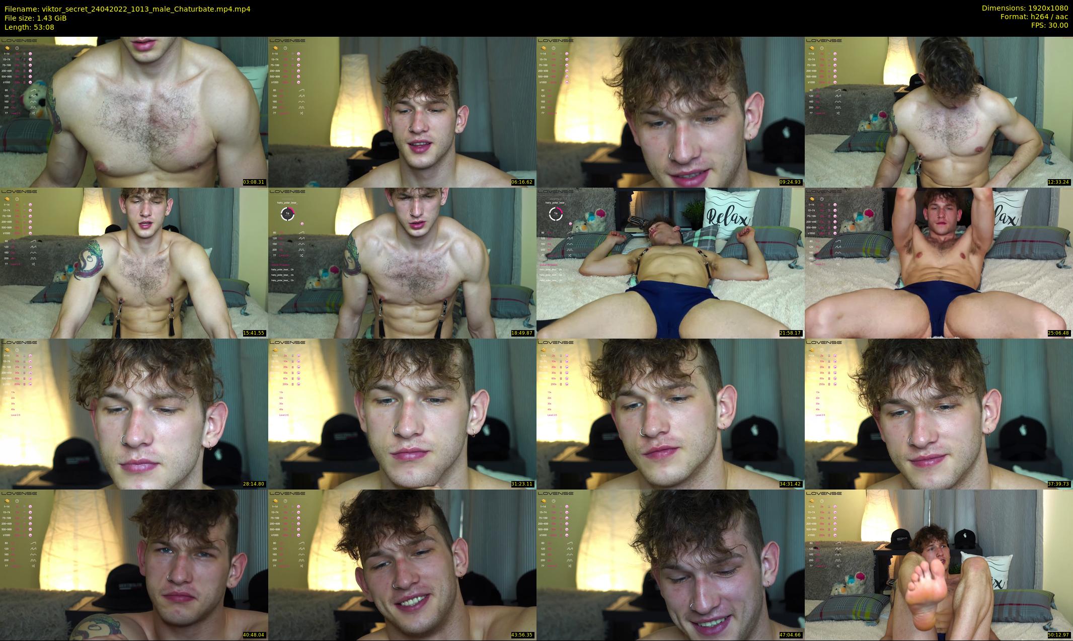 viktor_secret — 54 minute Chaturbate male cam show recording, 1080p, Apr 24, 2022