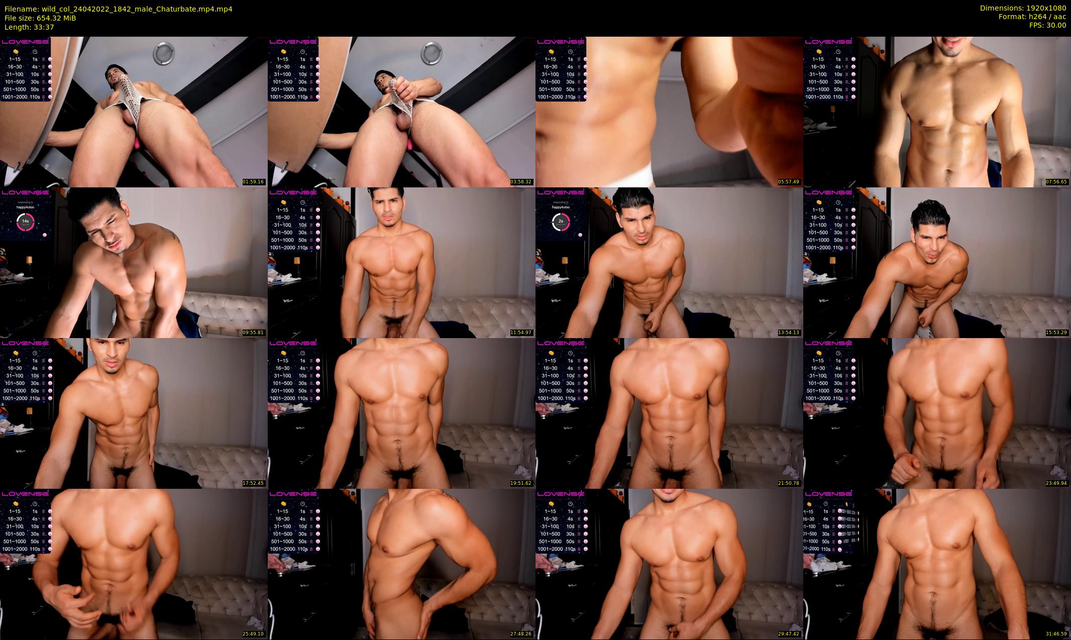 wild_col — 34 minute Chaturbate male cam show recording, 1080p, Apr 24, 2022
