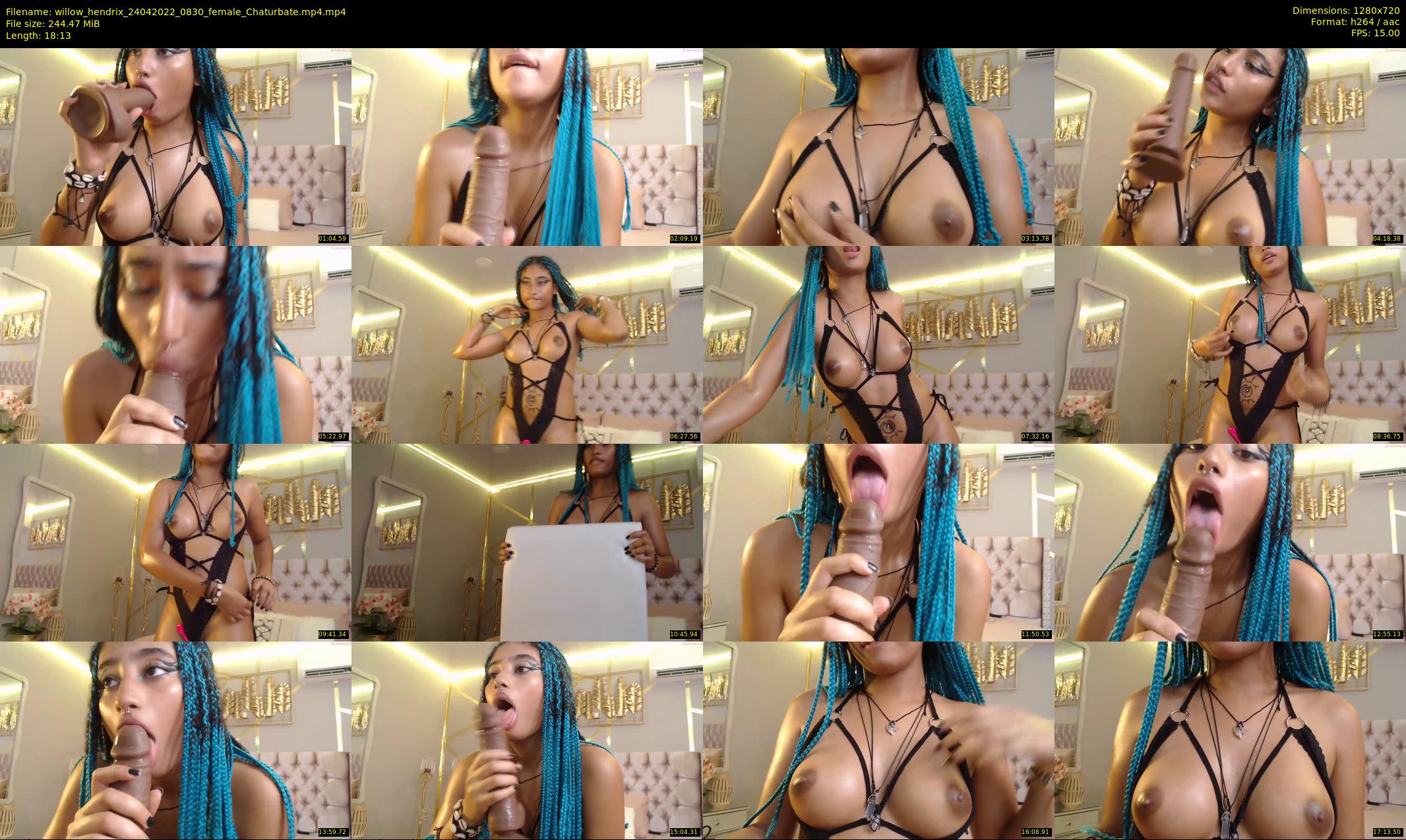 willow_hendrix — 19 minute Chaturbate female cam show recording, 720p, Apr 24, 2022