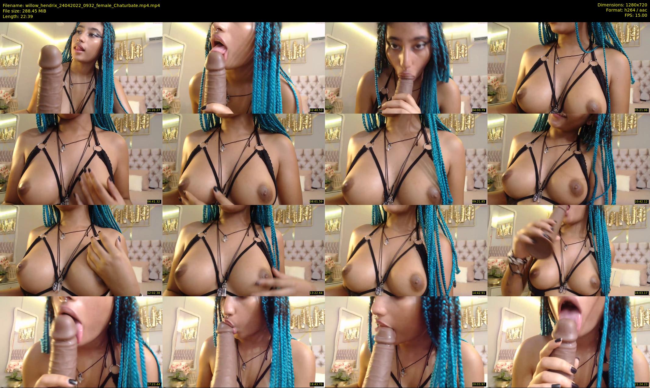 willow_hendrix — 23 minute Chaturbate female cam show recording, 720p, Apr 24, 2022