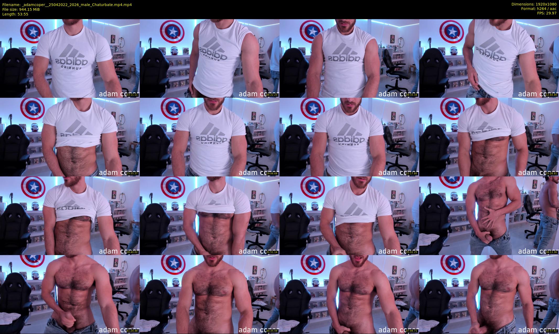 _adamcoper_ — 54 minute Chaturbate male cam show recording, 1080p, Apr 25, 2022