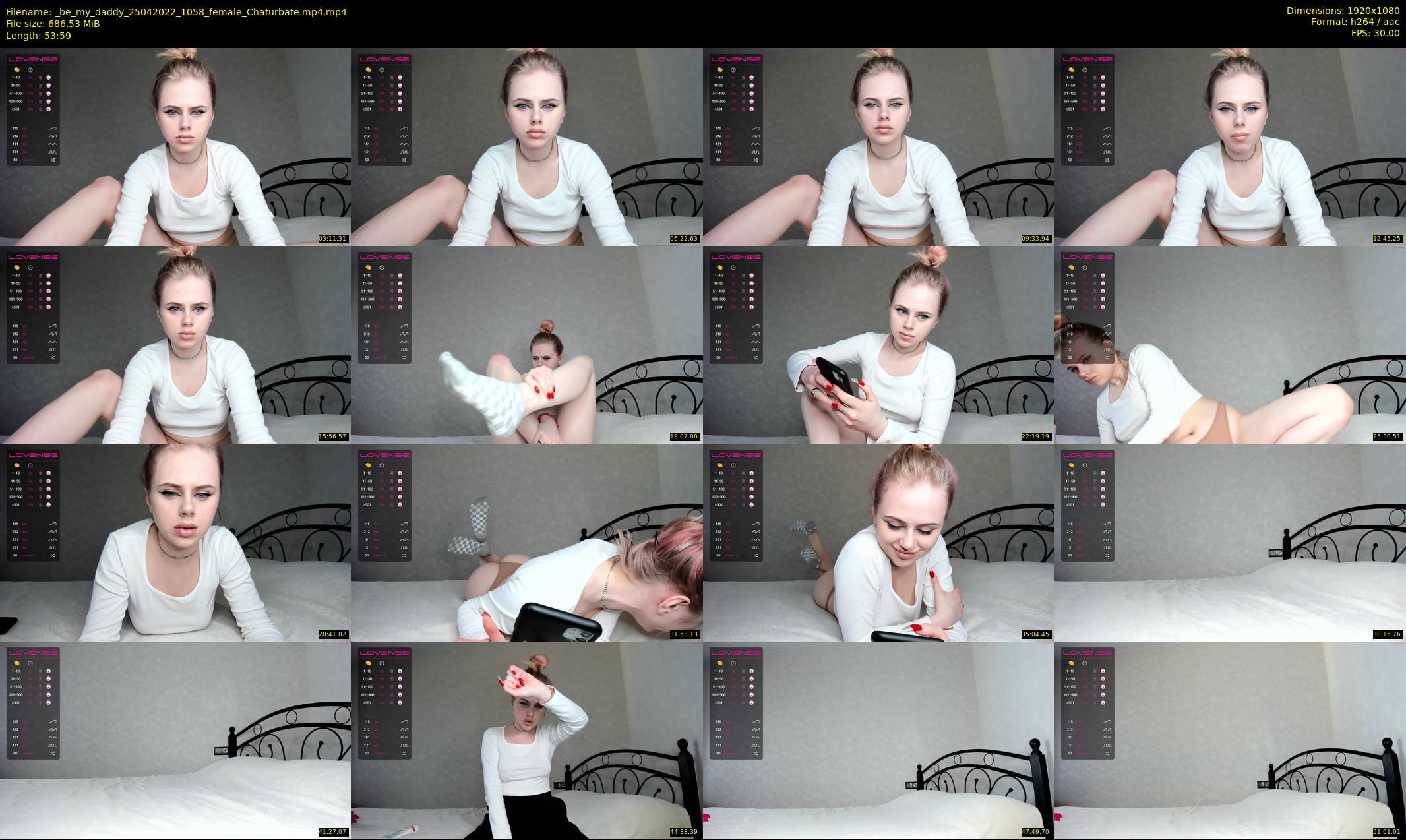 _be_my_daddy — 54 minute Chaturbate female cam show recording, 1080p, Apr 25, 2022
