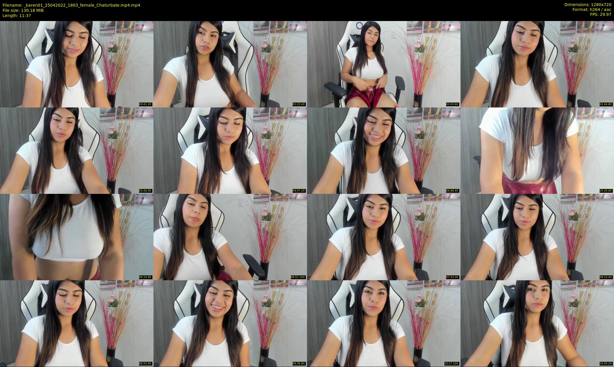 _karen01 — 12 minute Chaturbate female cam show recording, 720p, Apr 25, 2022