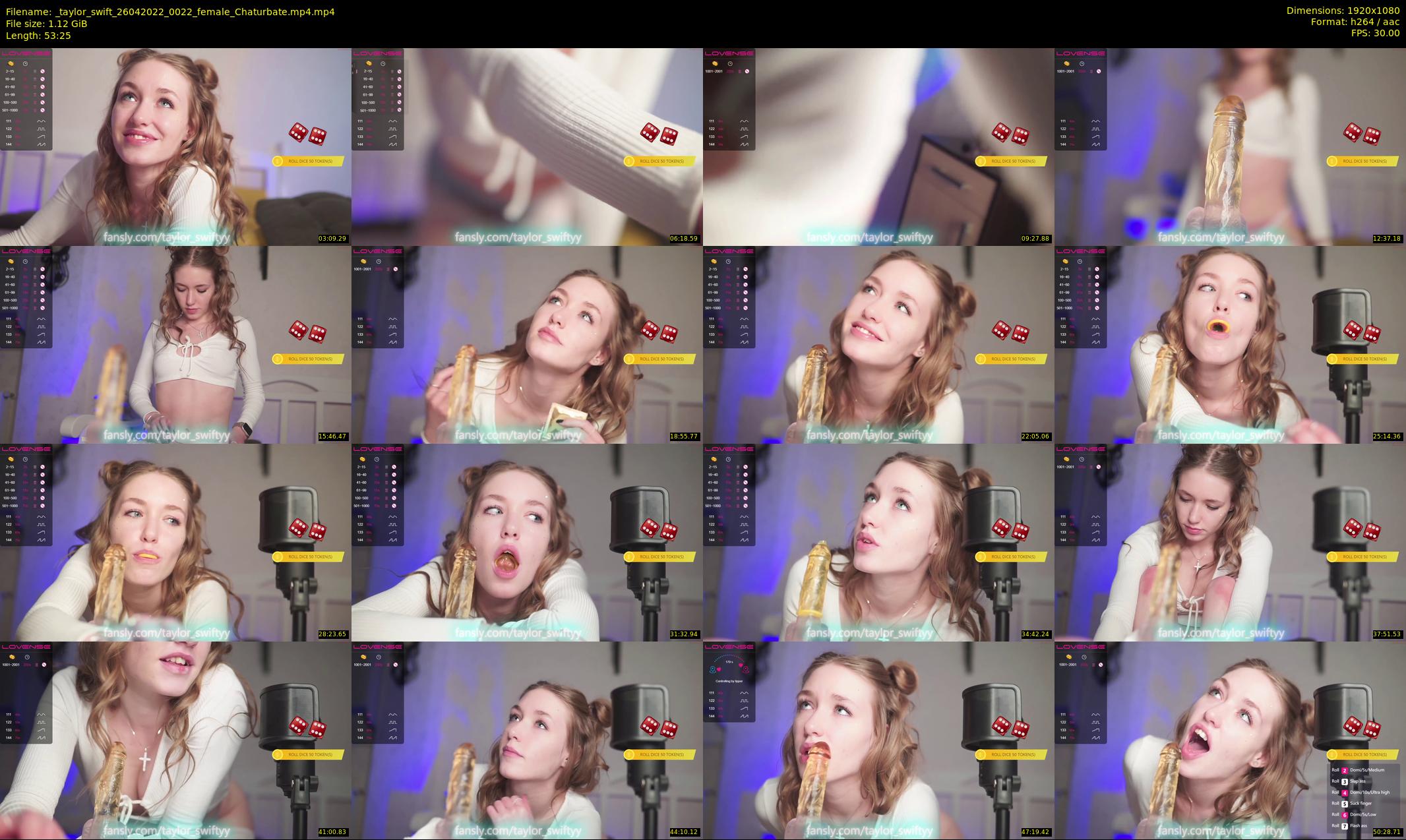 _taylor_swift — 54 minute Chaturbate female cam show recording, 1080p, Apr 26, 2022