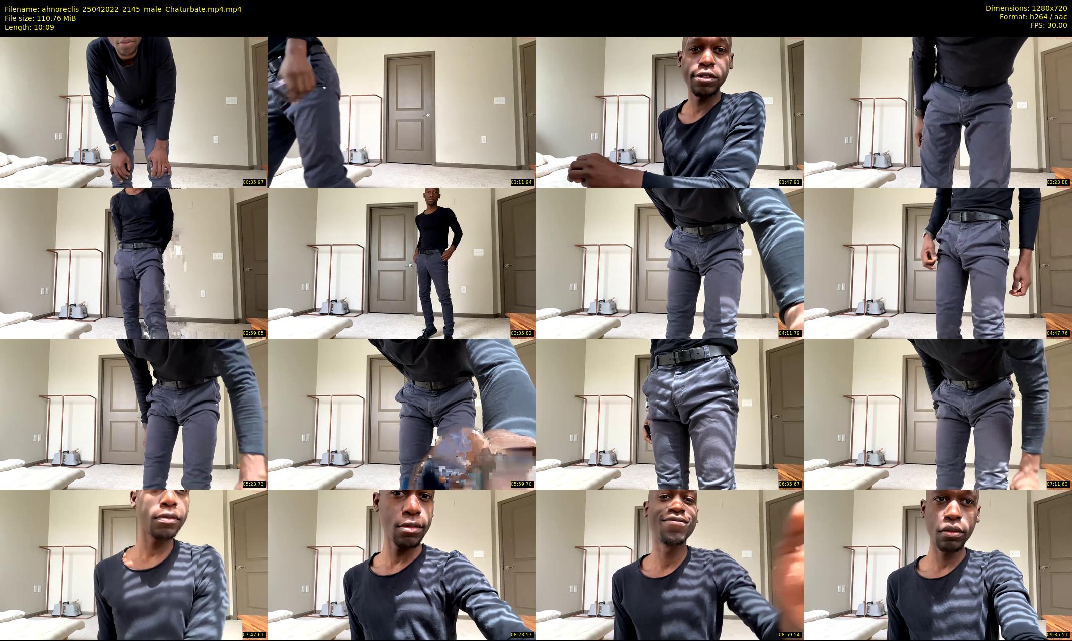 ahnoreclis — 11 minute Chaturbate male cam show recording, 720p, Apr 25, 2022