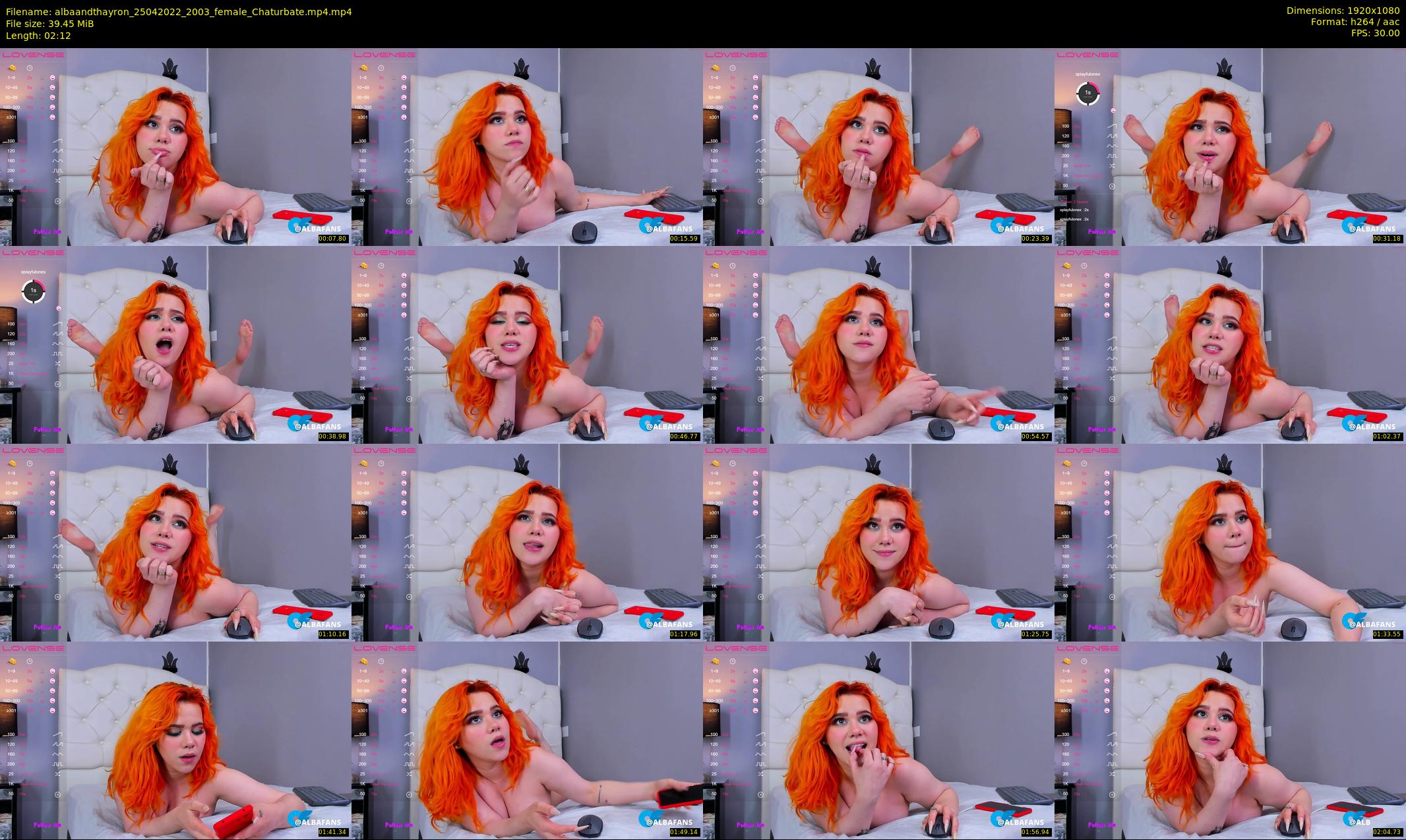 albaandthayron — 3 minute Chaturbate couple cam show recording, 1080p, Apr 25, 2022